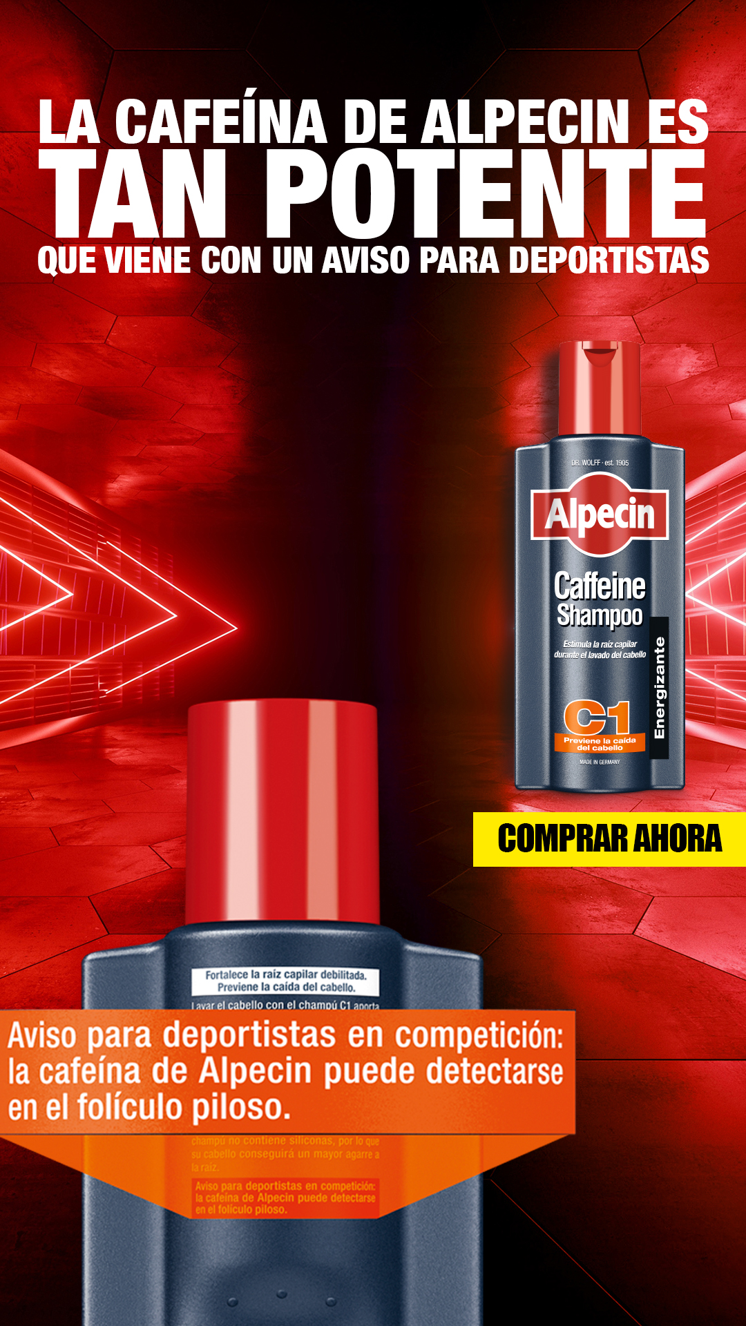 Alpecin Facebook ad