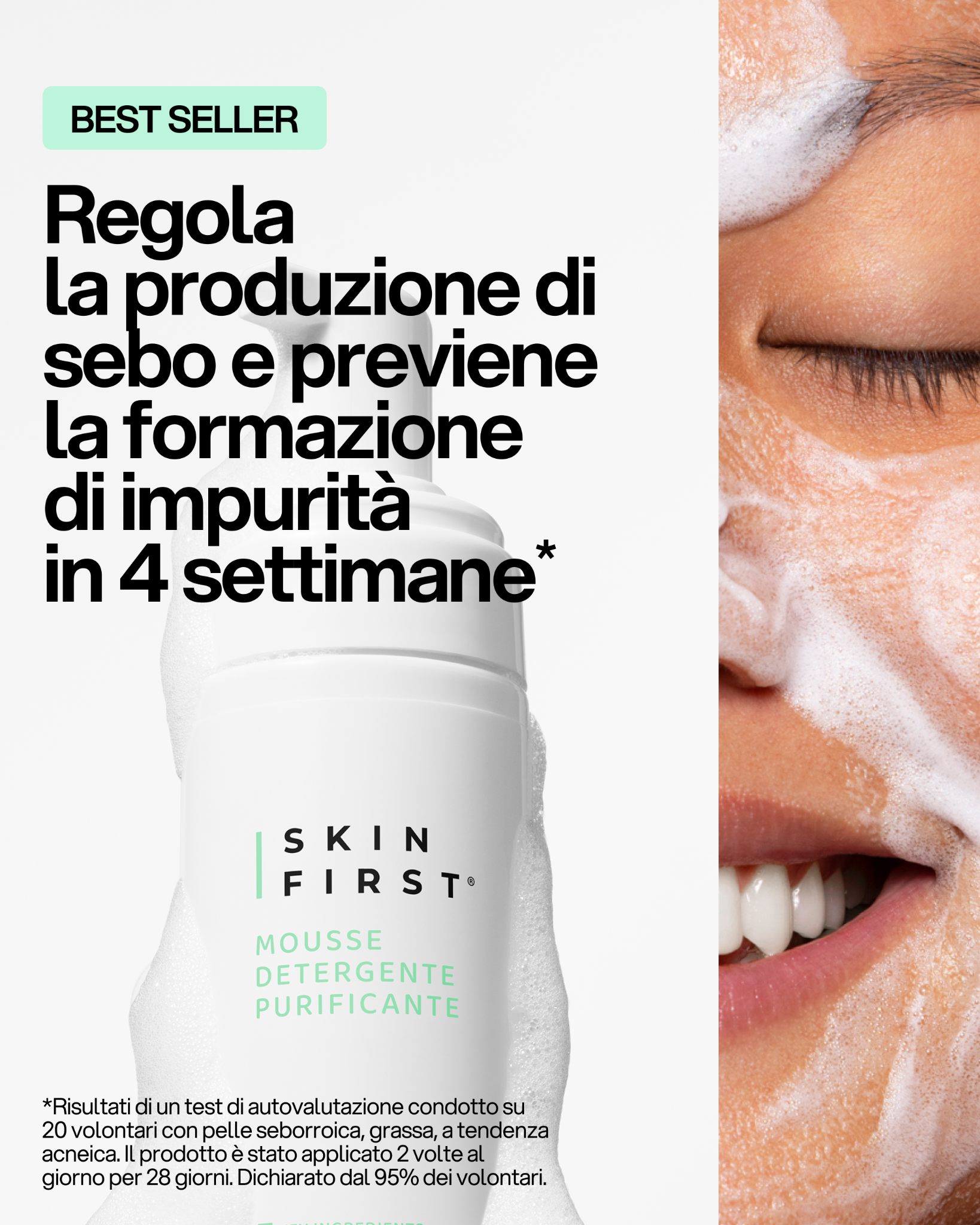 SKIN FIRST Facebook ad