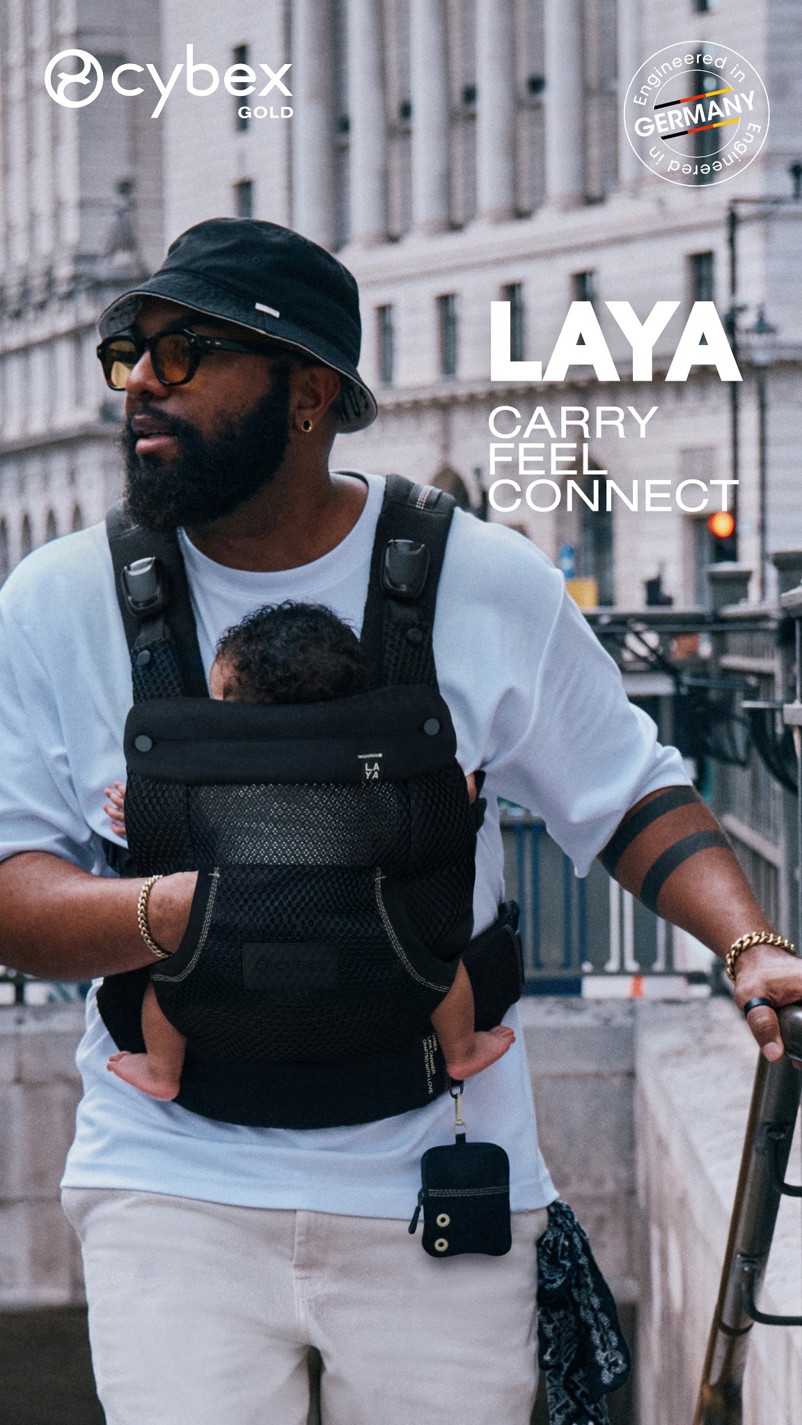 CYBEX Facebook ad: Cerca desde el primer momento