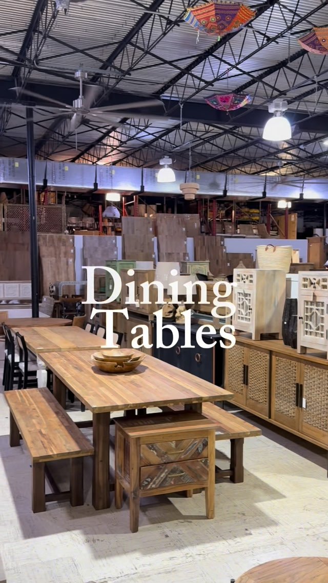 Artisan Furniture & Finds Facebook ad: Gather 'round the table where life happens!