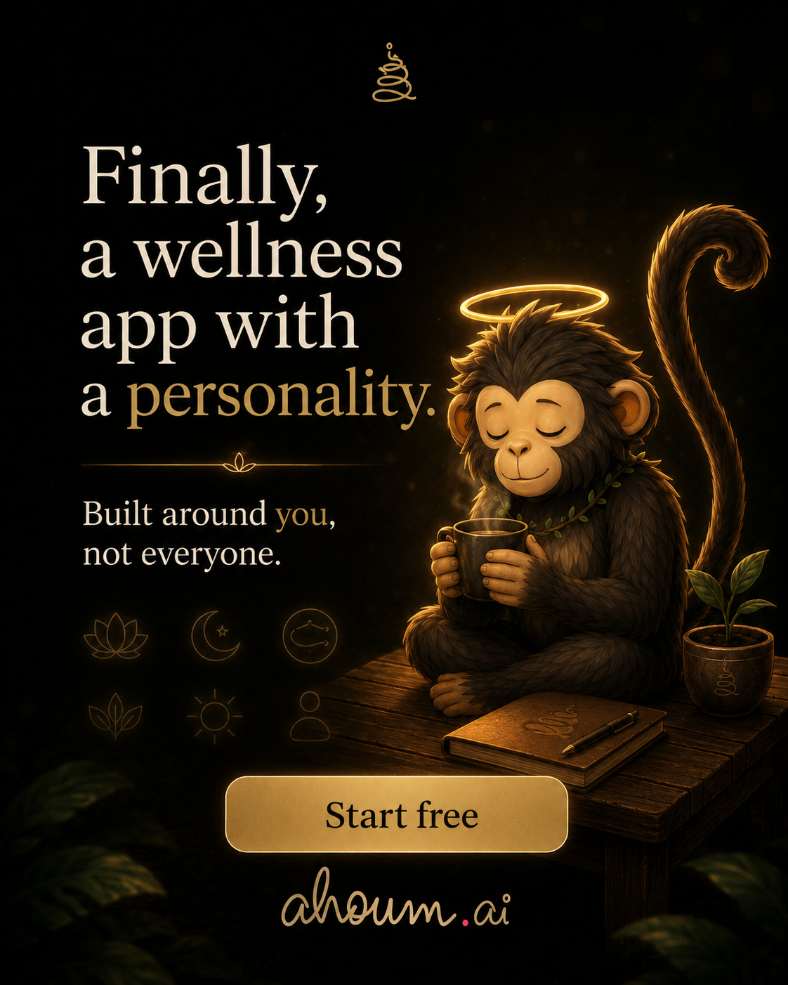 Ahoum Facebook ad: See Your Mind Clearly