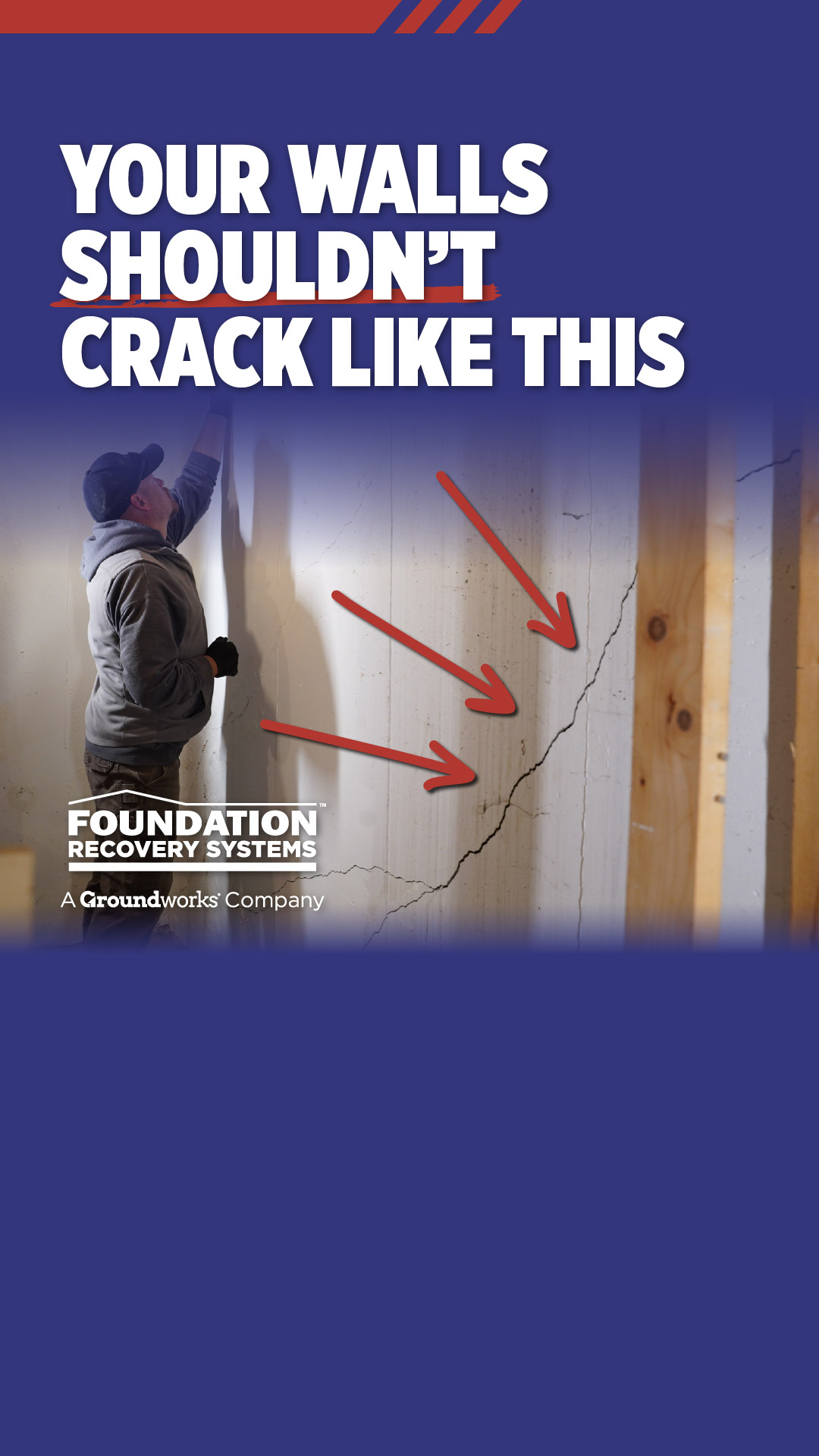 Foundation Recovery Systems Facebook ad from May 15, 2026