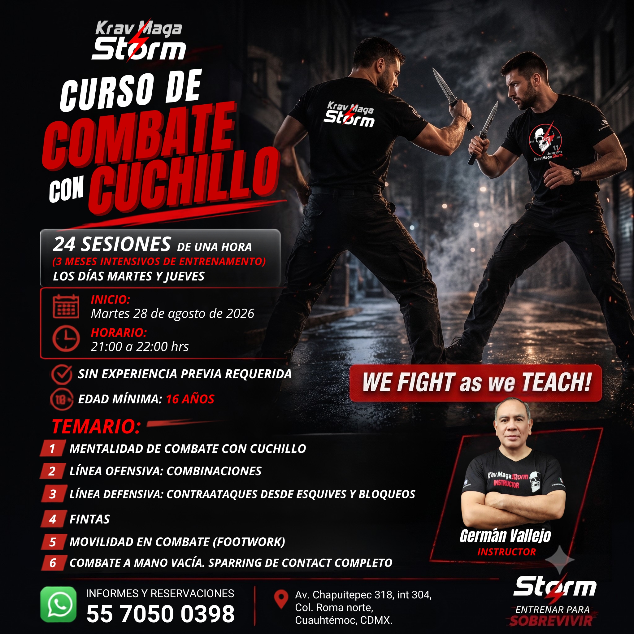 Krav Maga Storm Facebook ad