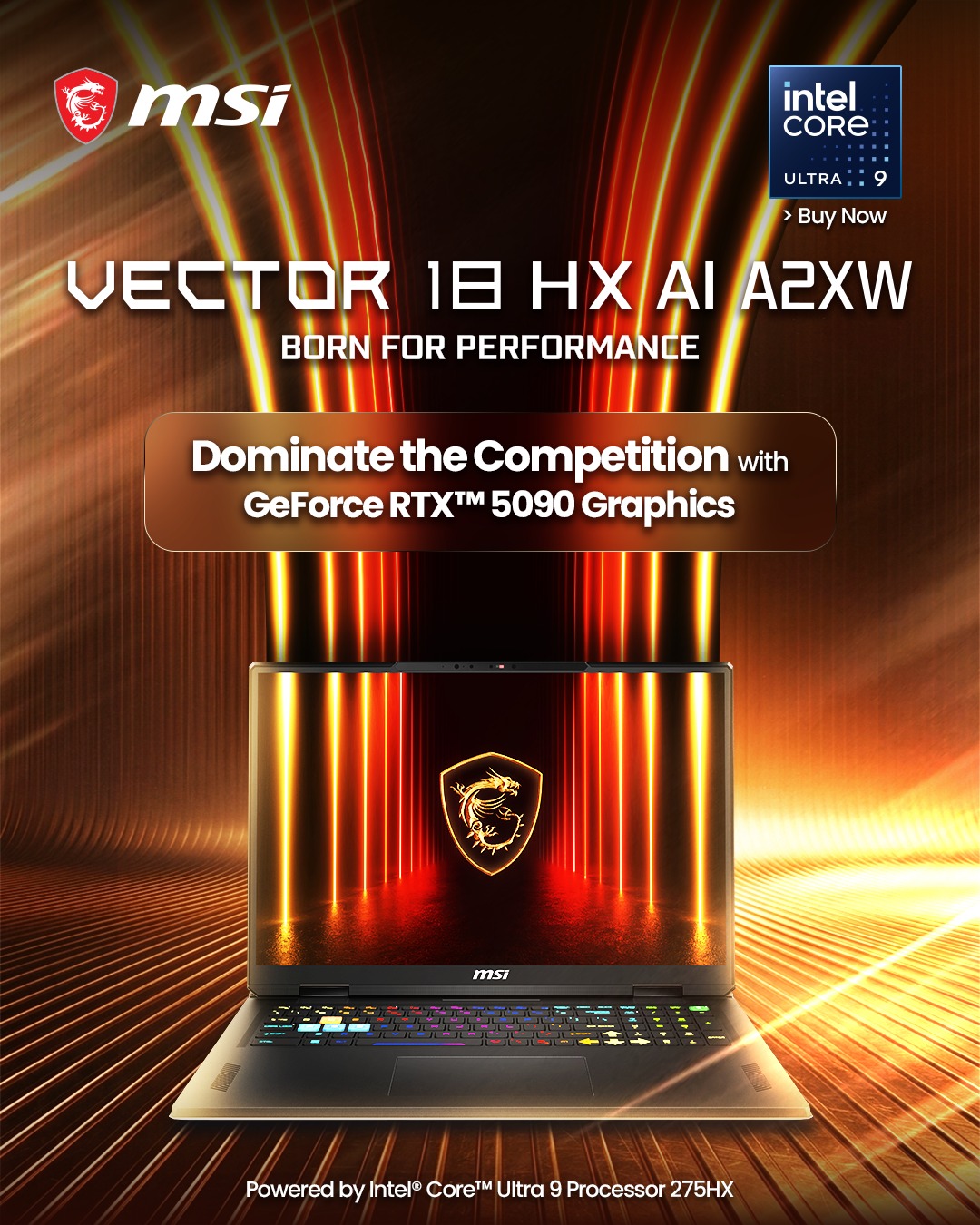 MSI Gaming Facebook ad: Where Power Meets Precision.