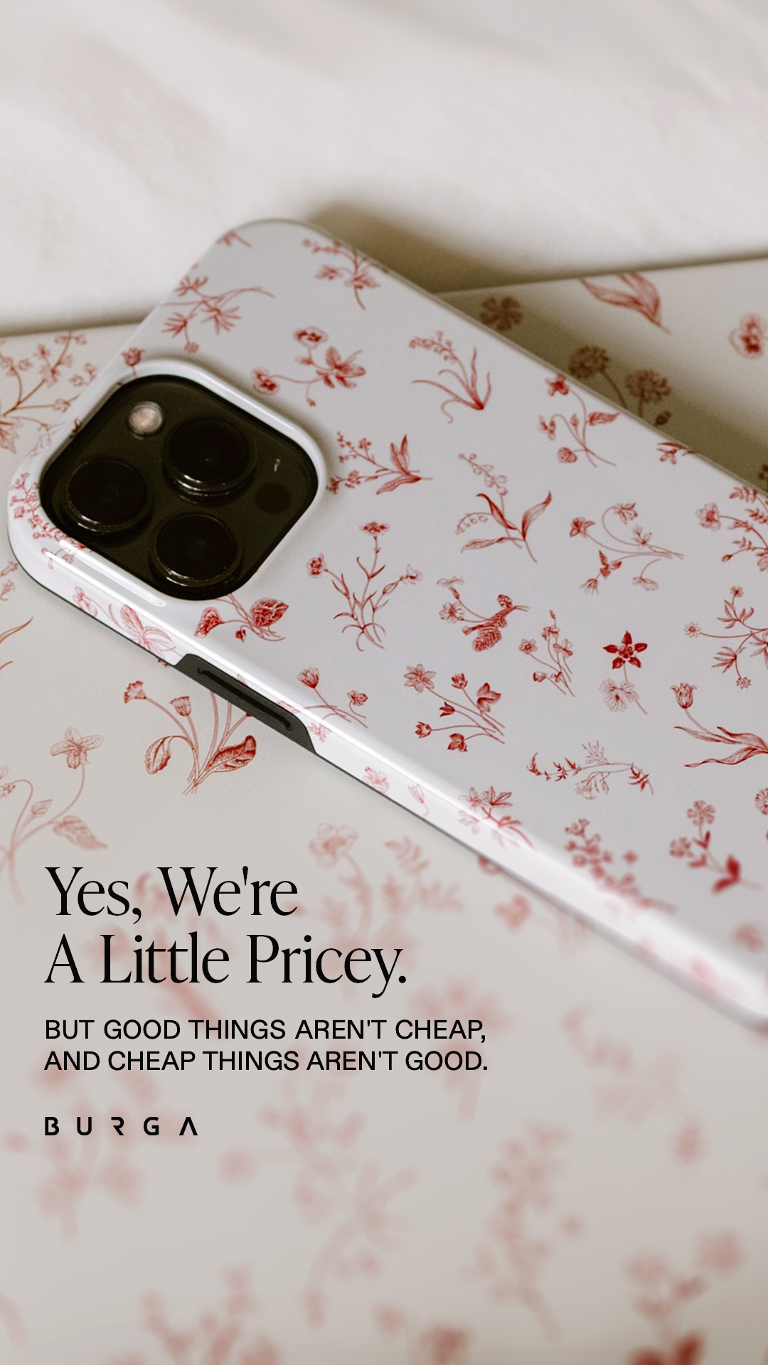 BURGA Phone Cases Facebook ad