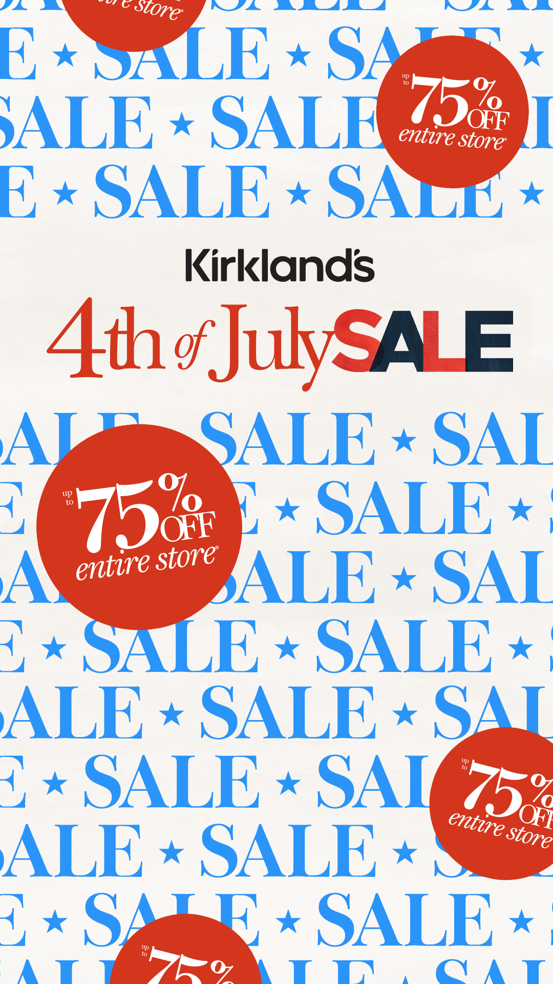 Kirkland's Home Facebook ad