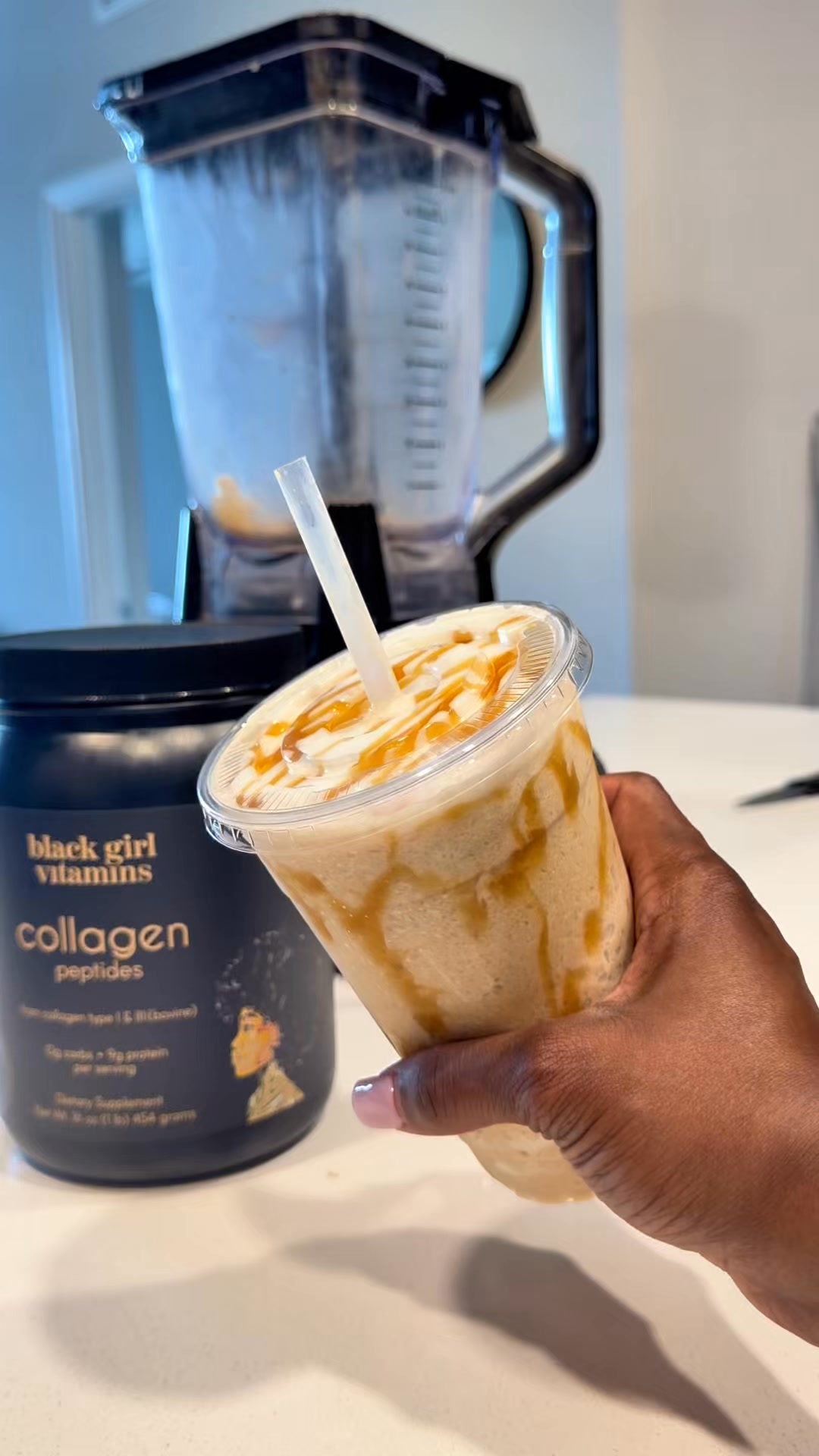 Black Girl Vitamins Facebook ad: Shop BGV Collagen Powder