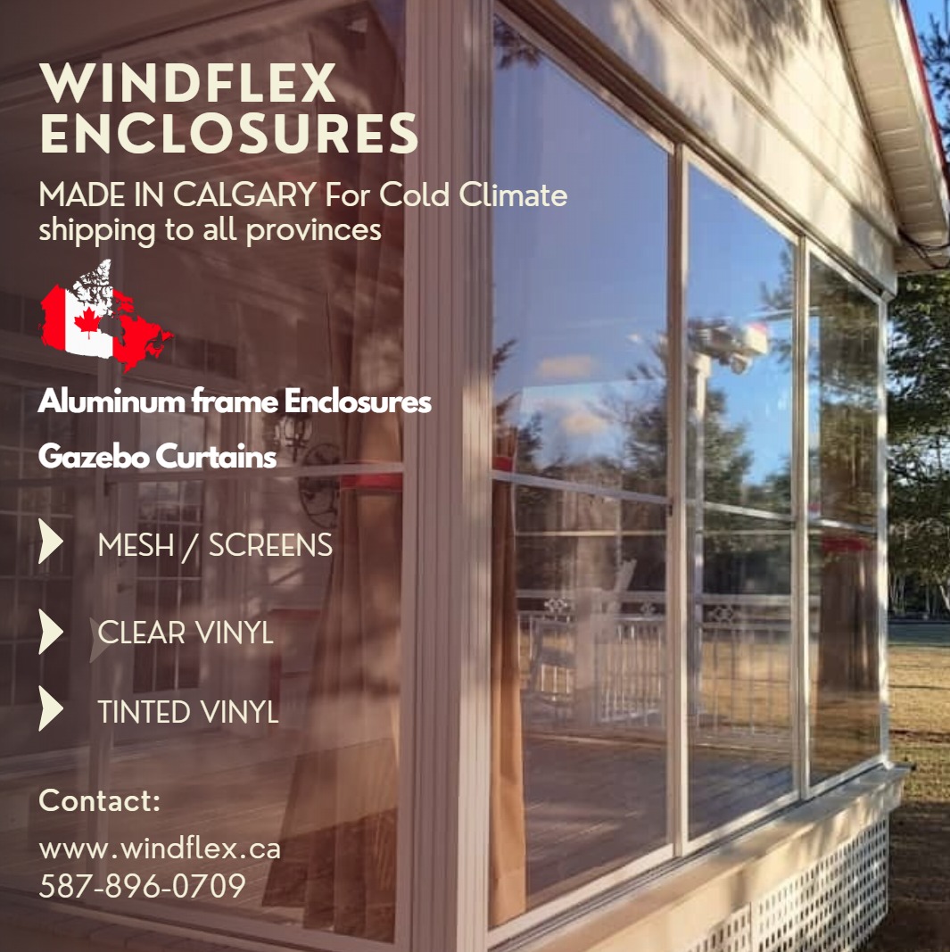 WindFlex Enclosures For Outdoor Living Spaces Facebook ad: Tired of cleaning debris off your patio every…