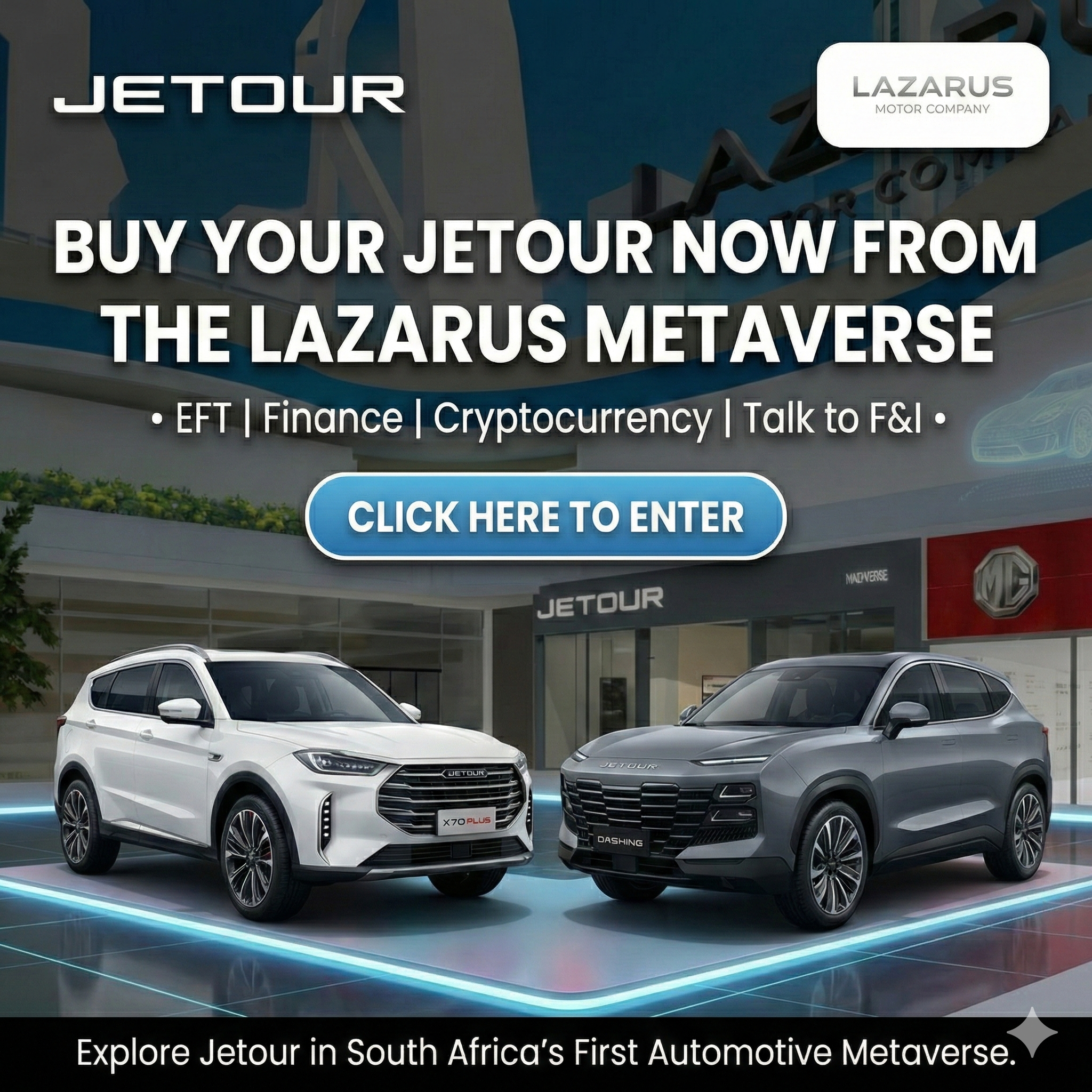 Lazarus Metaverse Facebook ad