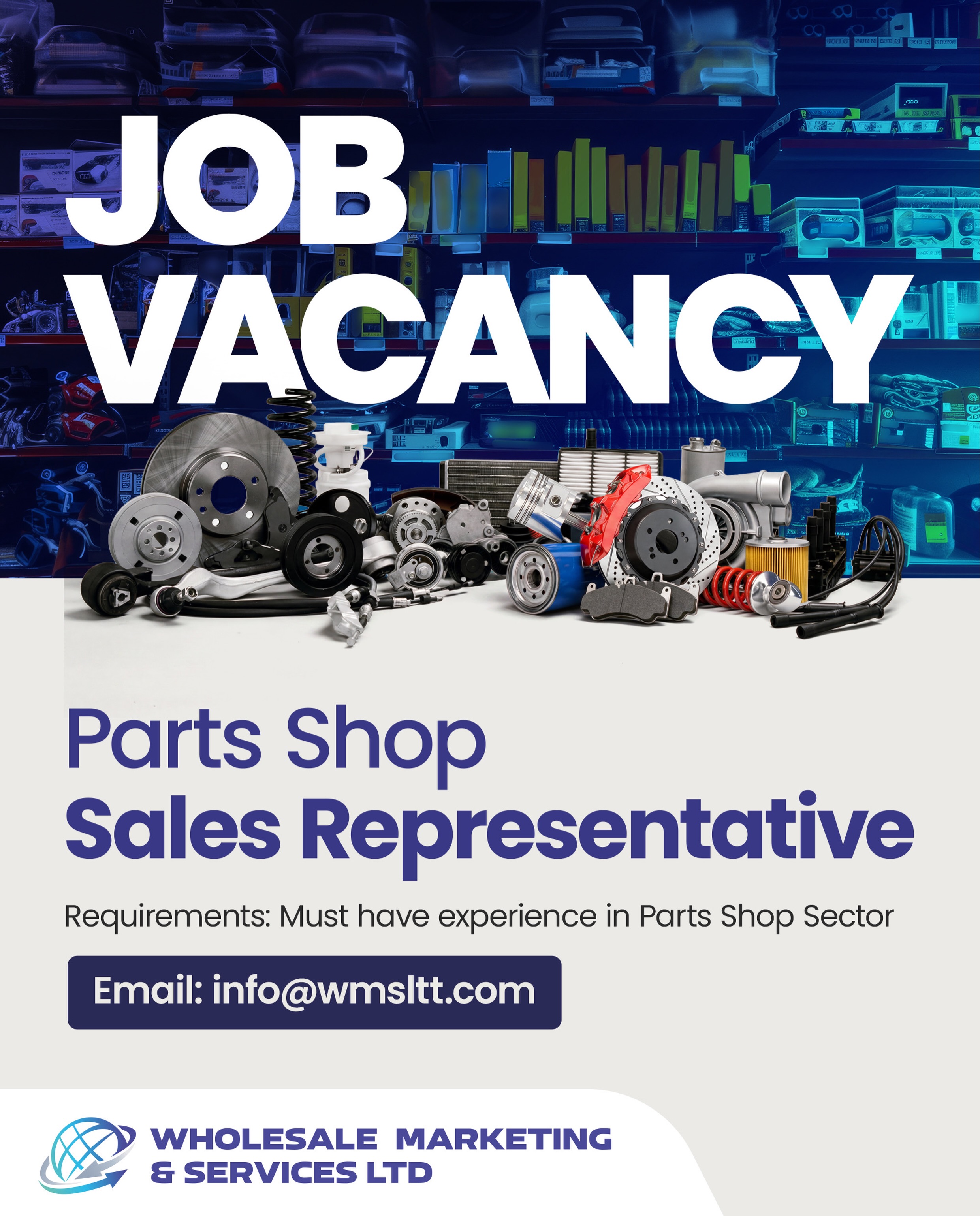 Wholesale Marketing & Services Ltd Facebook ad: WE’RE HIRING! JOIN OUR SALES TEAM!