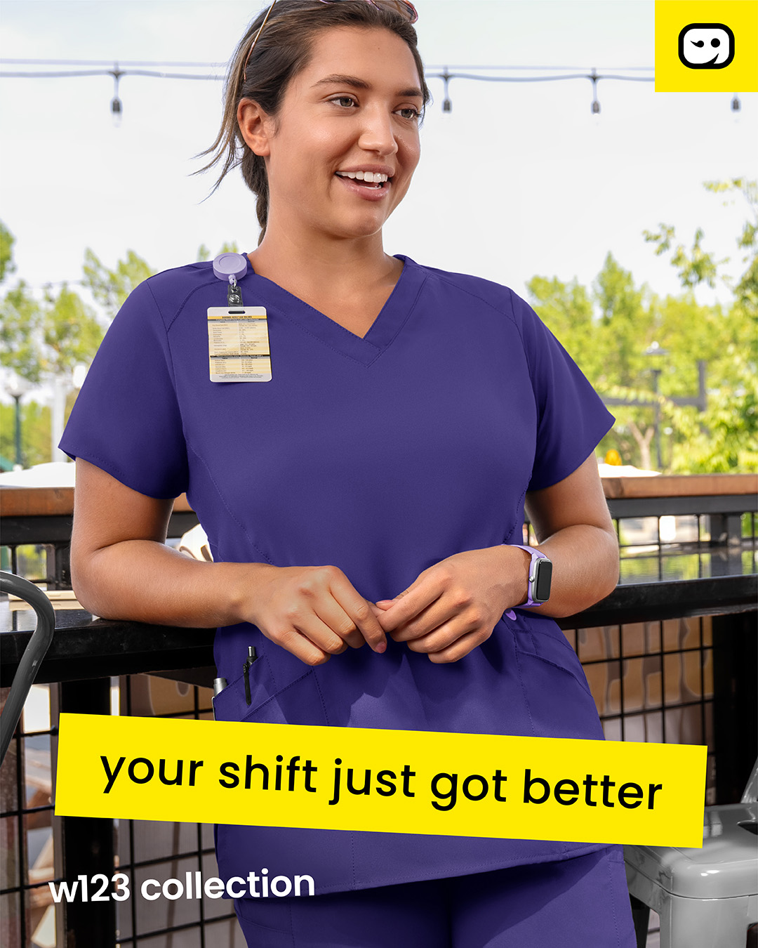 Wink Scrubs Facebook ad