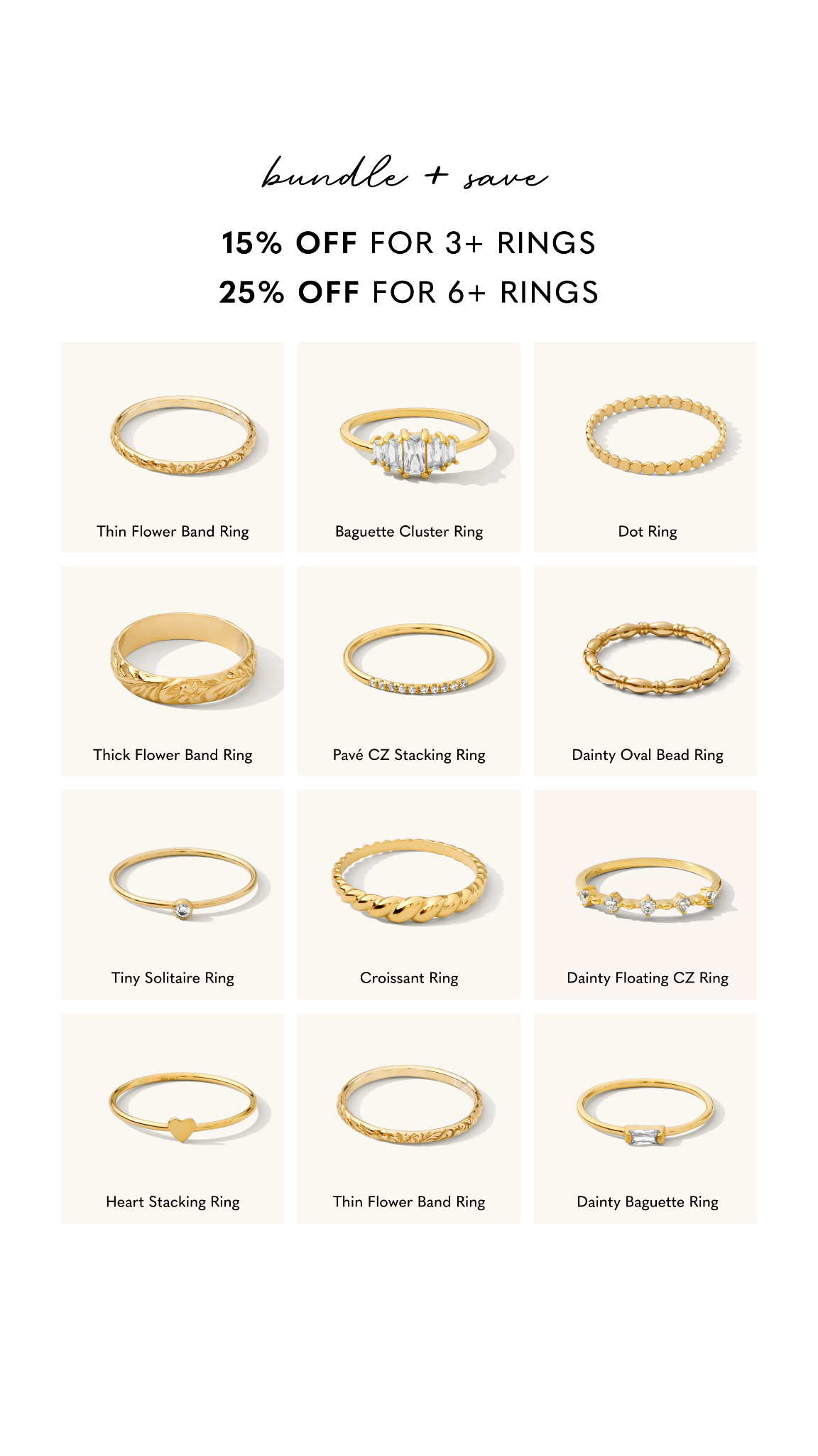 Simple & Dainty Facebook ad