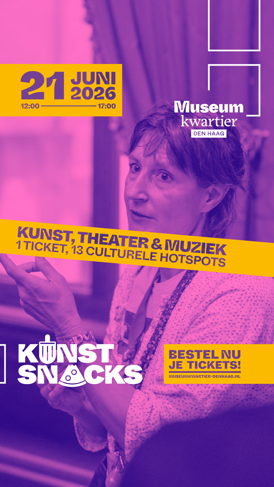 Museumkwartier Den Haag Facebook ad from May 20, 2026
