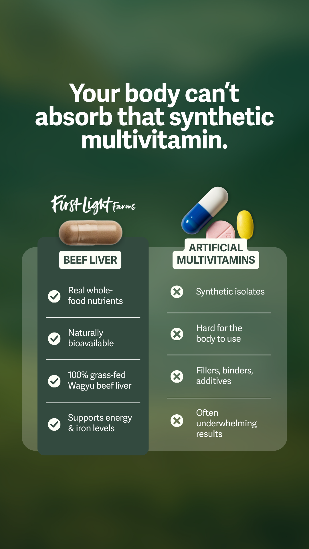 First Light Farm USA Facebook ad