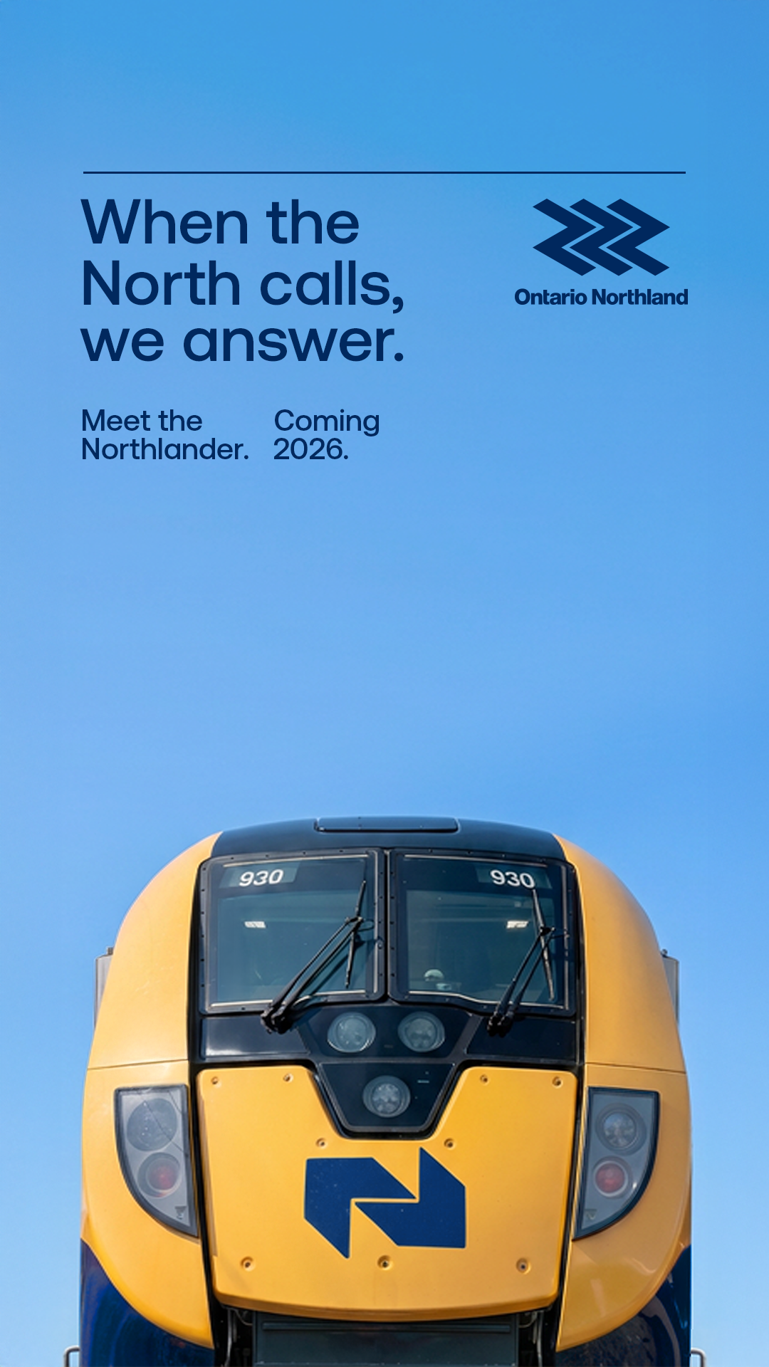 Ontario Northland Facebook ad