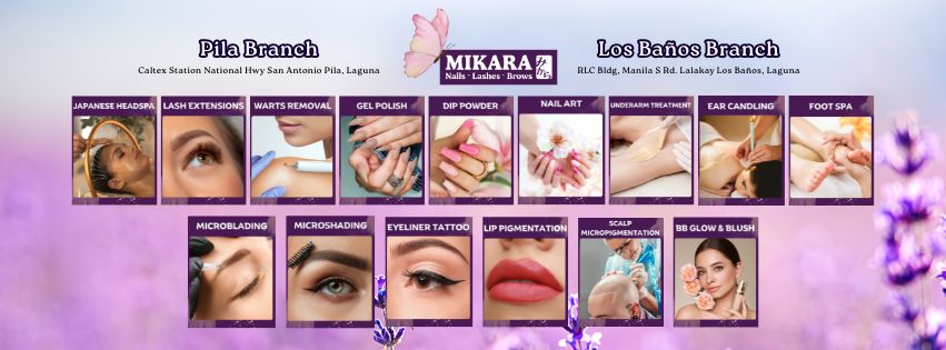 Mikara Nails, Lashes & Brows Facebook ad: LB BRANCH - RLC Bldg, Manila S Rd.