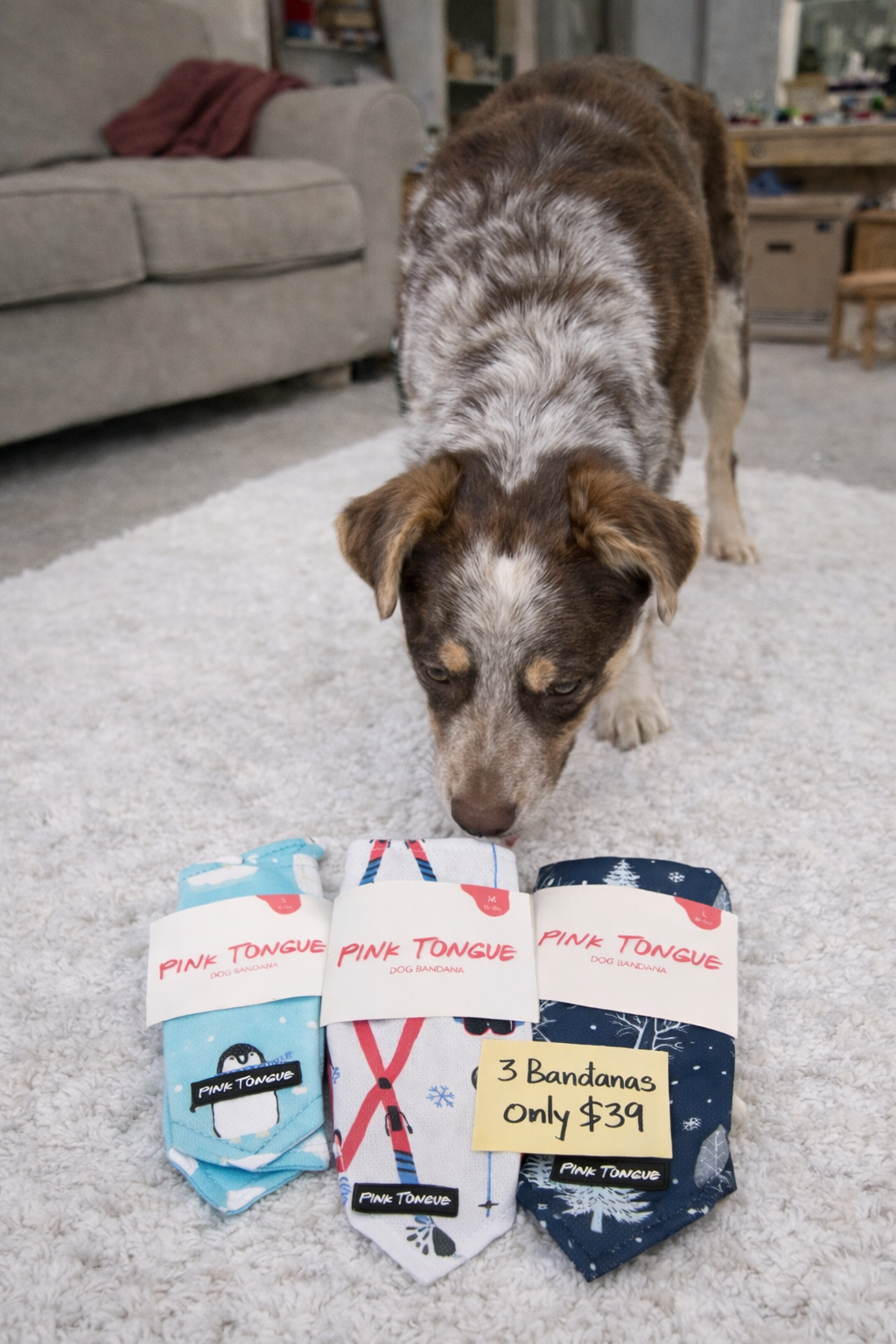 Pink Tongue Bandanas Facebook ad