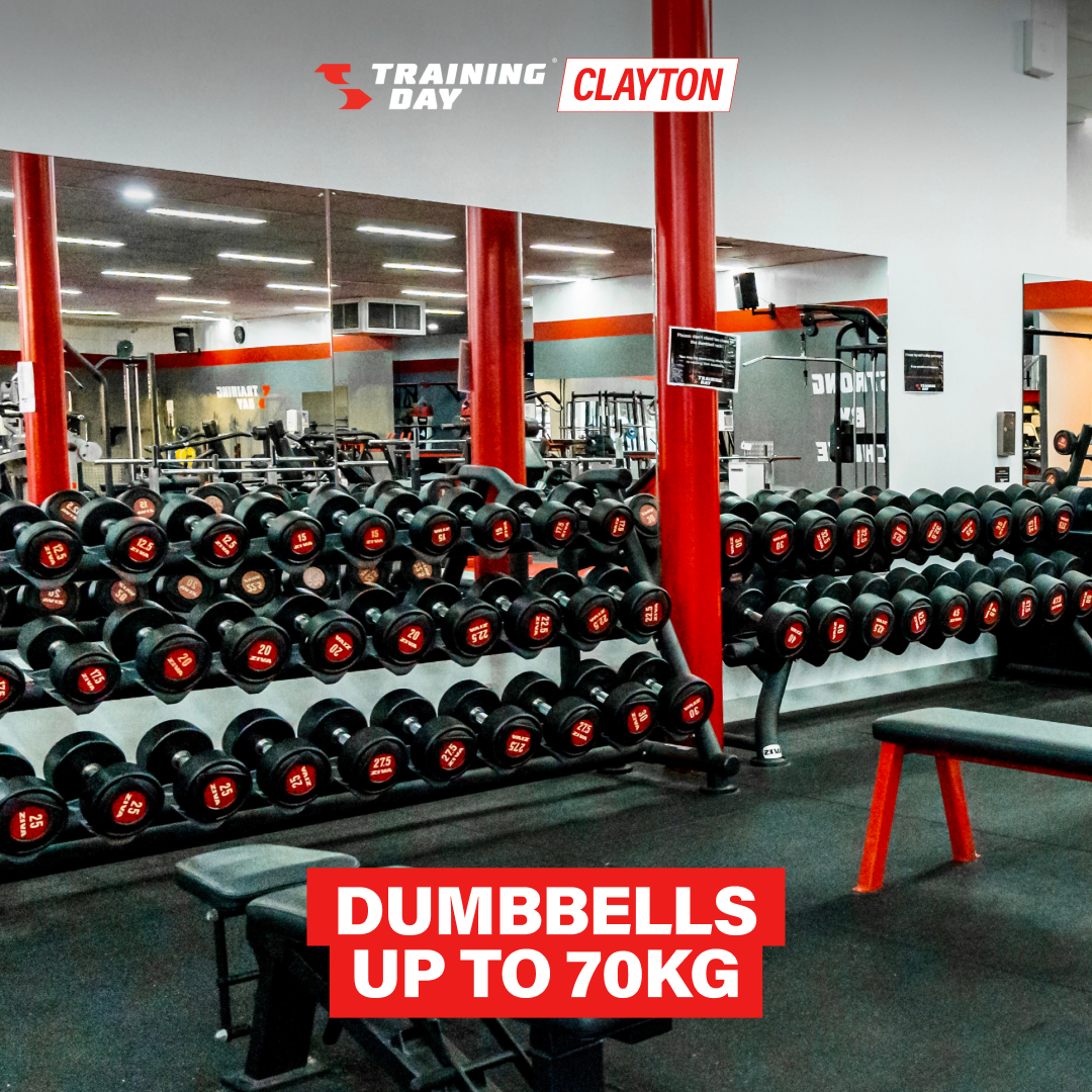 Training Day Gym Clayton Facebook ad: 1000+ reviews. Experience our community From $15.95/wk, no…