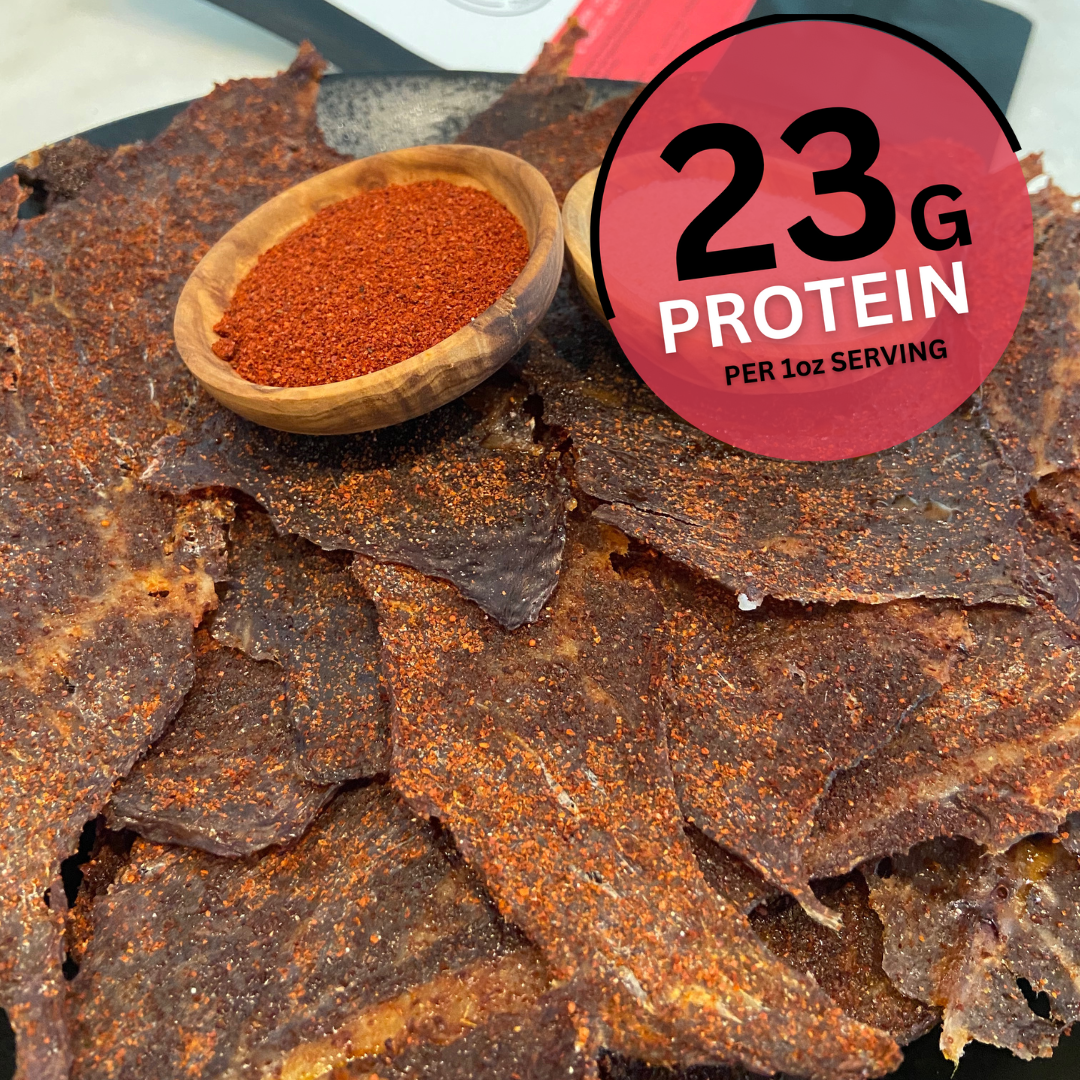 Love's Jerky Co. Facebook ad: Small batch beef jerky company.