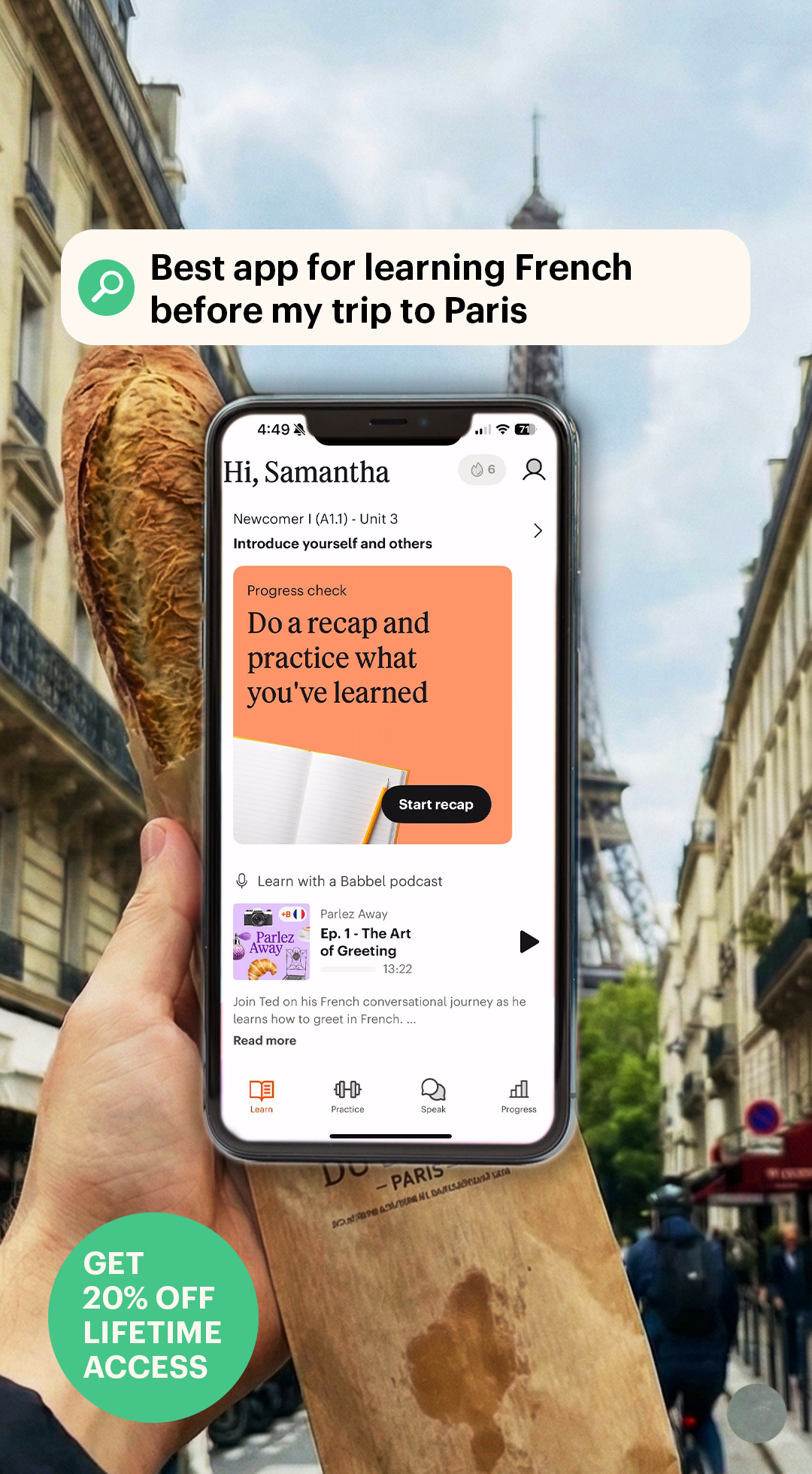 Blossom Facebook ad