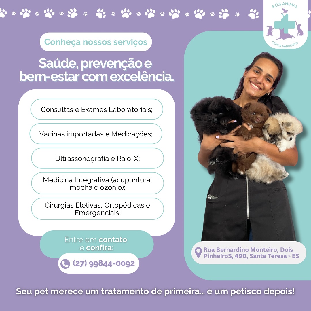 SOS Animal Facebook ad: Cuidar de vidas é o que fazemos com…