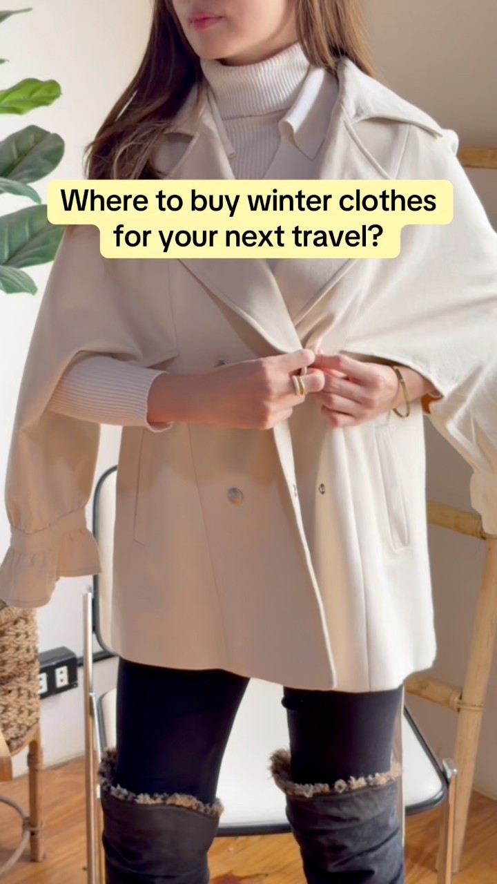 Winterluxe Facebook ad: Traveling soon? Stay warm in style with our…