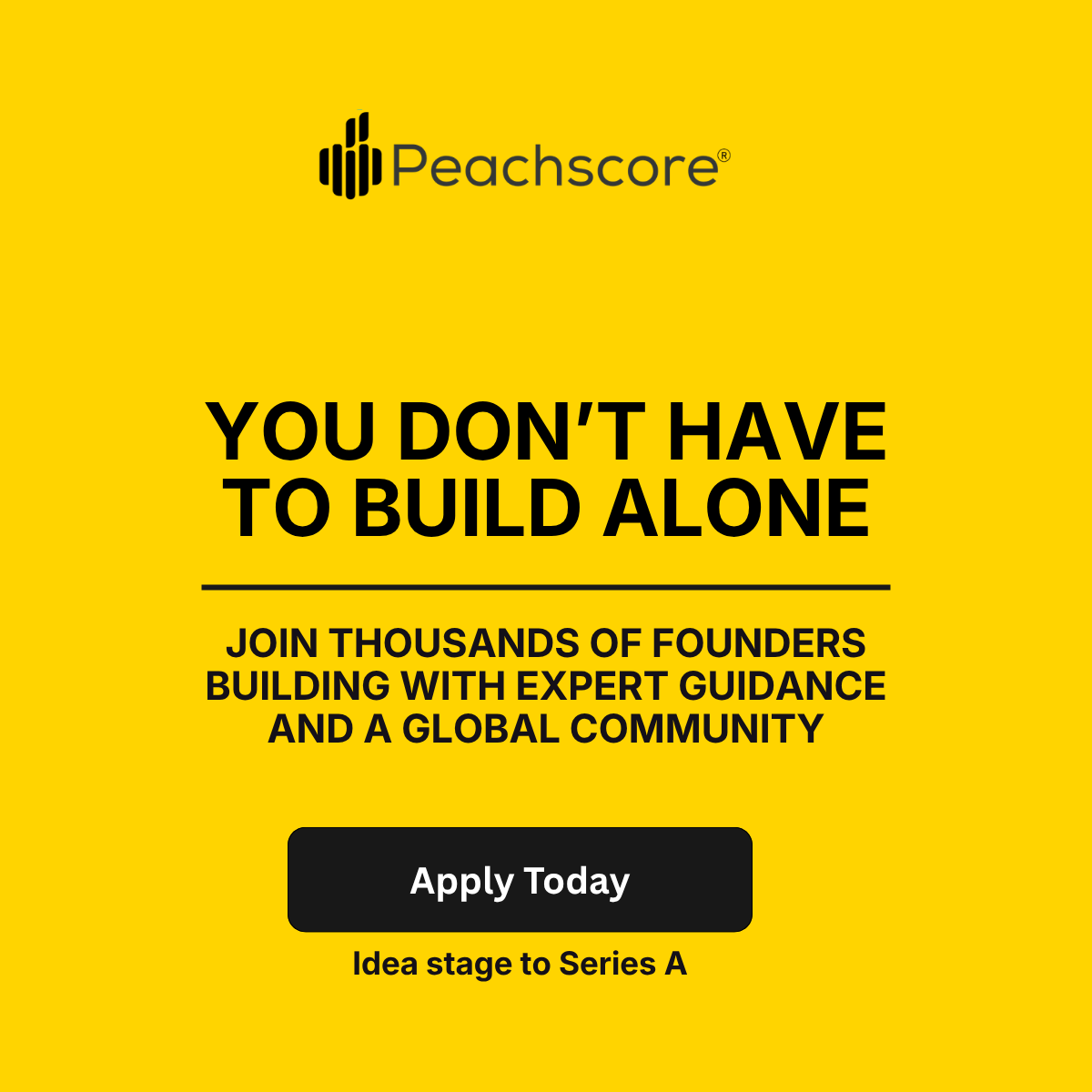 Peachscore Facebook ad from Jul 27, 2026