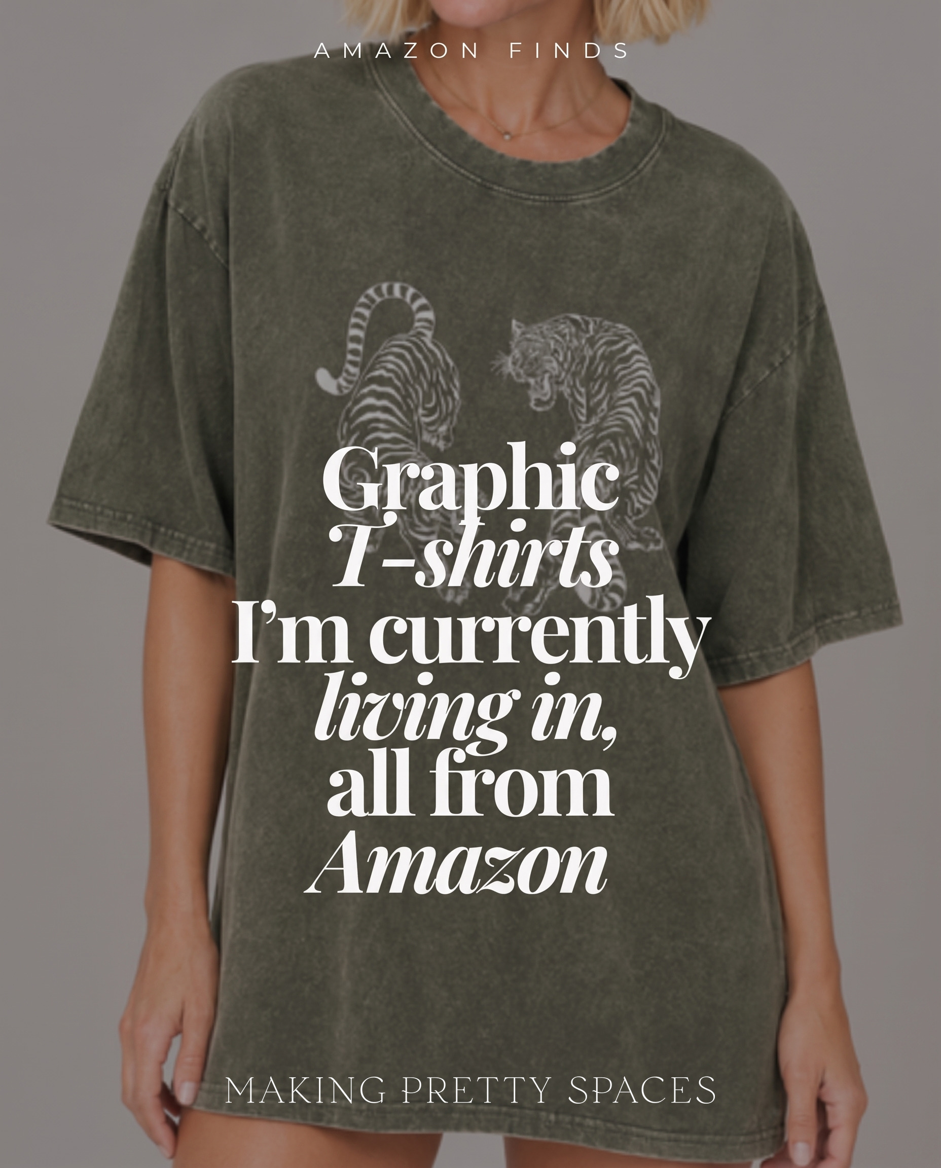 Making Pretty Spaces Facebook ad: Graphic Tees You'll Live In