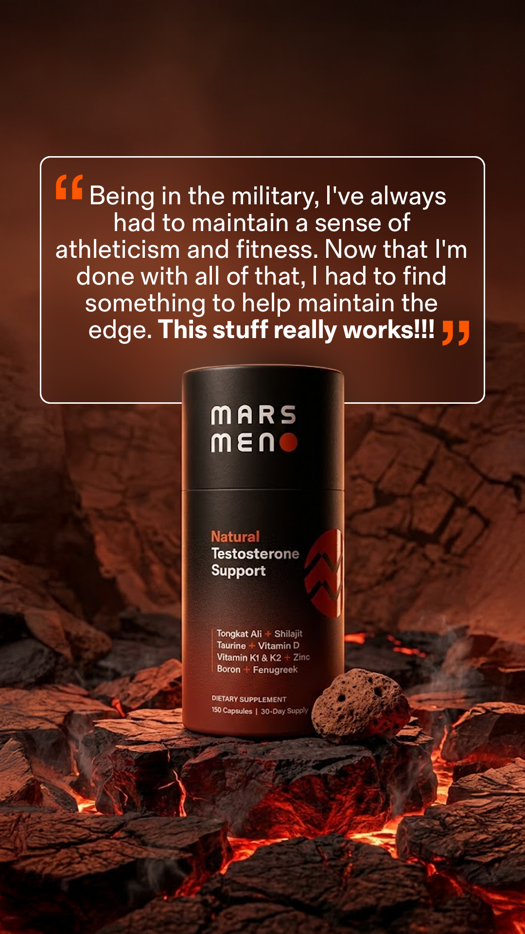 Mars Men Facebook ad