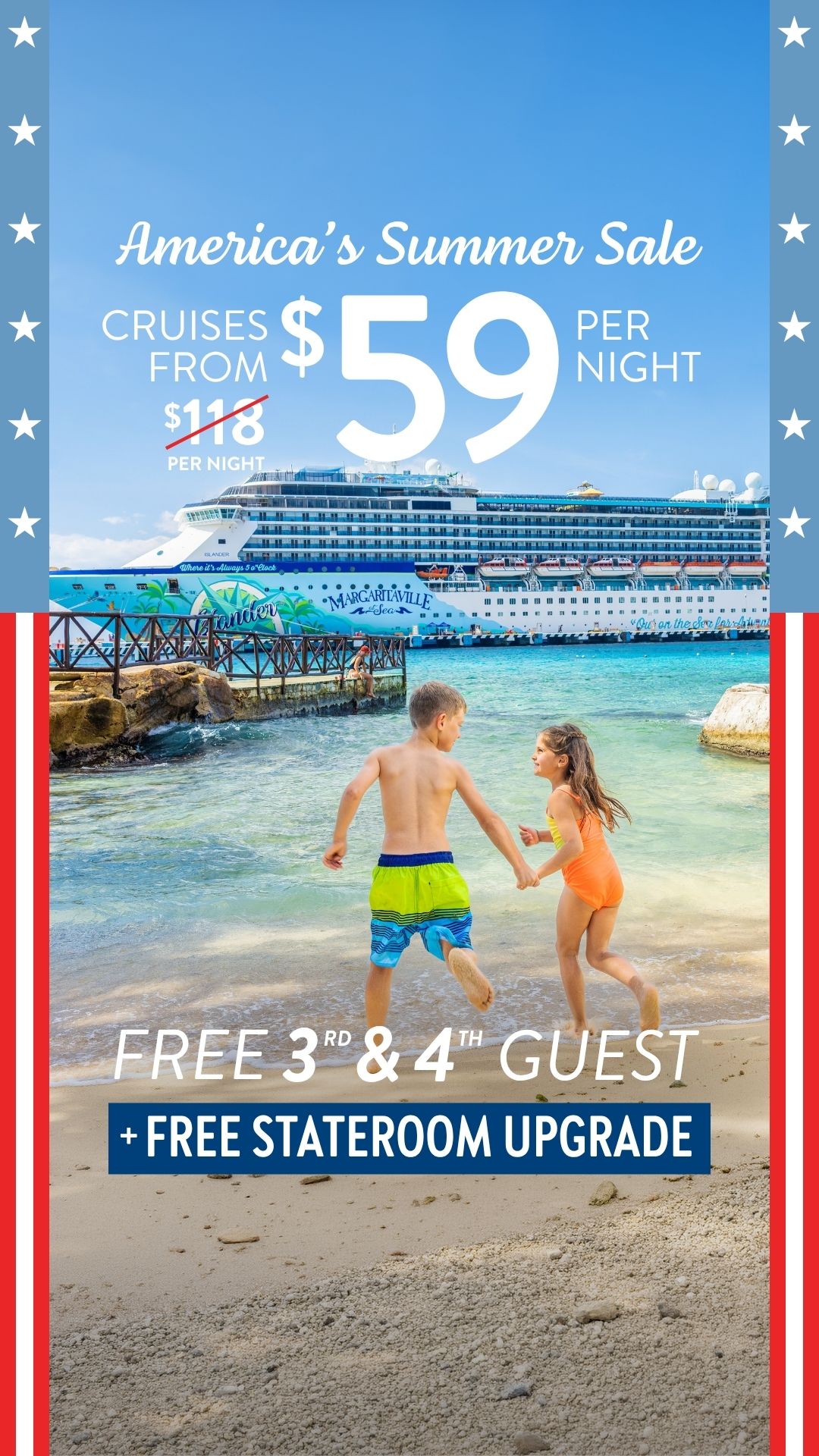 Margaritaville at Sea Facebook ad