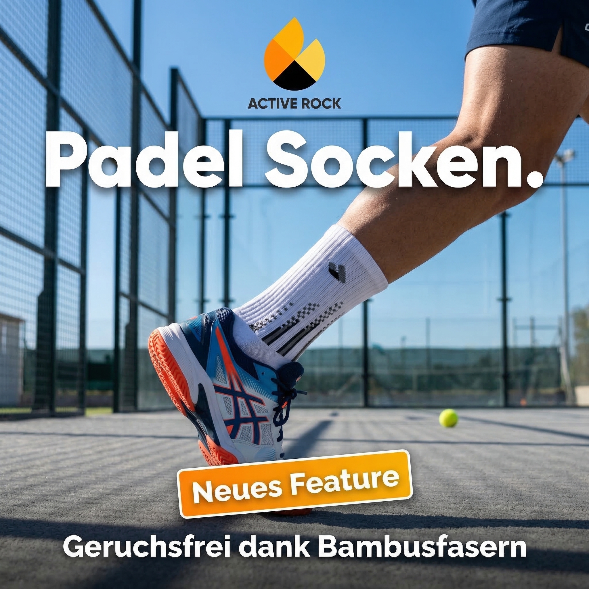 Active Rock Facebook ad: Nie wieder stinkenden Füsse!