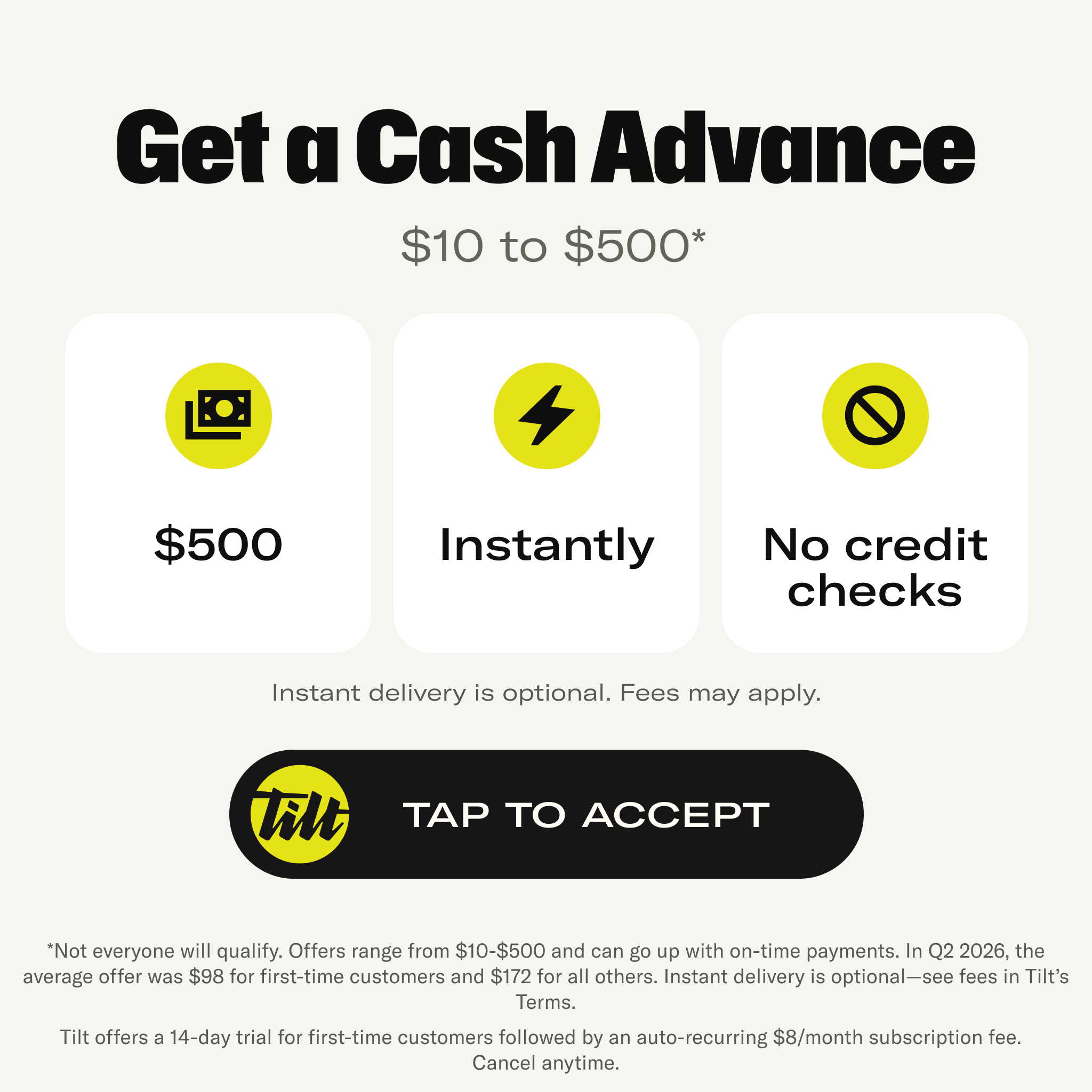 Tilt HQ Facebook ad