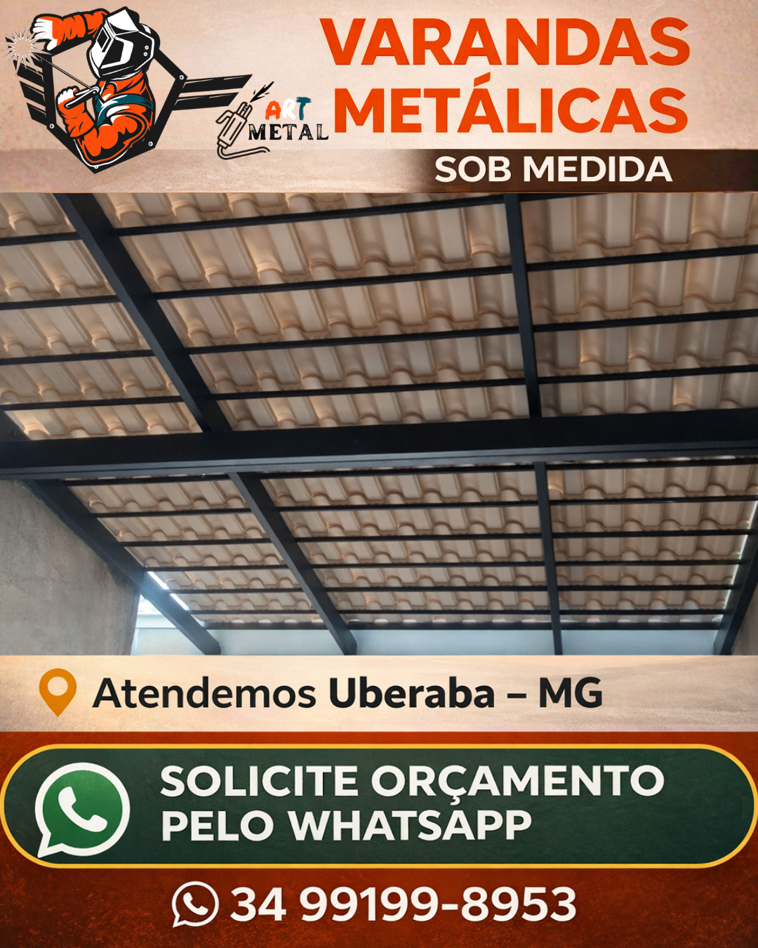 FL Art Metal - Varandas e Estruturas Metálicas Facebook ad: Varanda metálica com entrega rápida