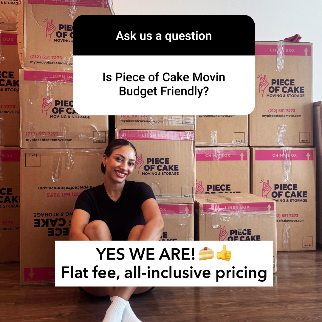 Piece of Cake Moving & Storage Facebook ad