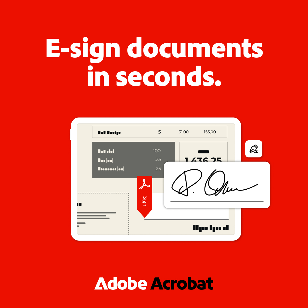 Adobe Acrobat Facebook ad