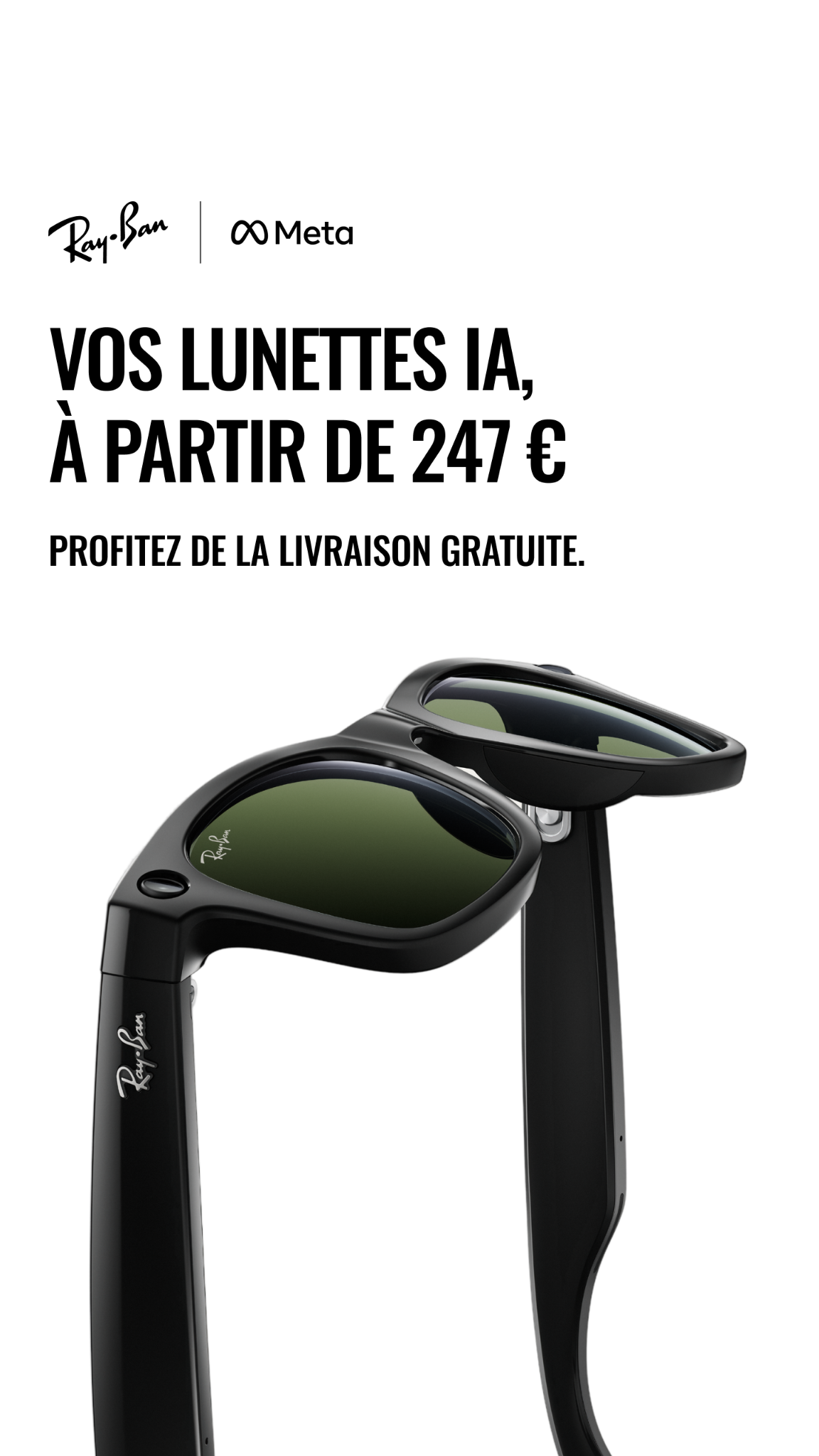 Ray-Ban Meta Facebook ad