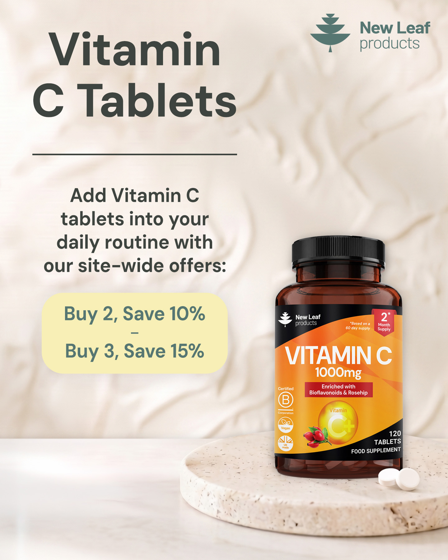 New-Leaf-Products.com Facebook ad