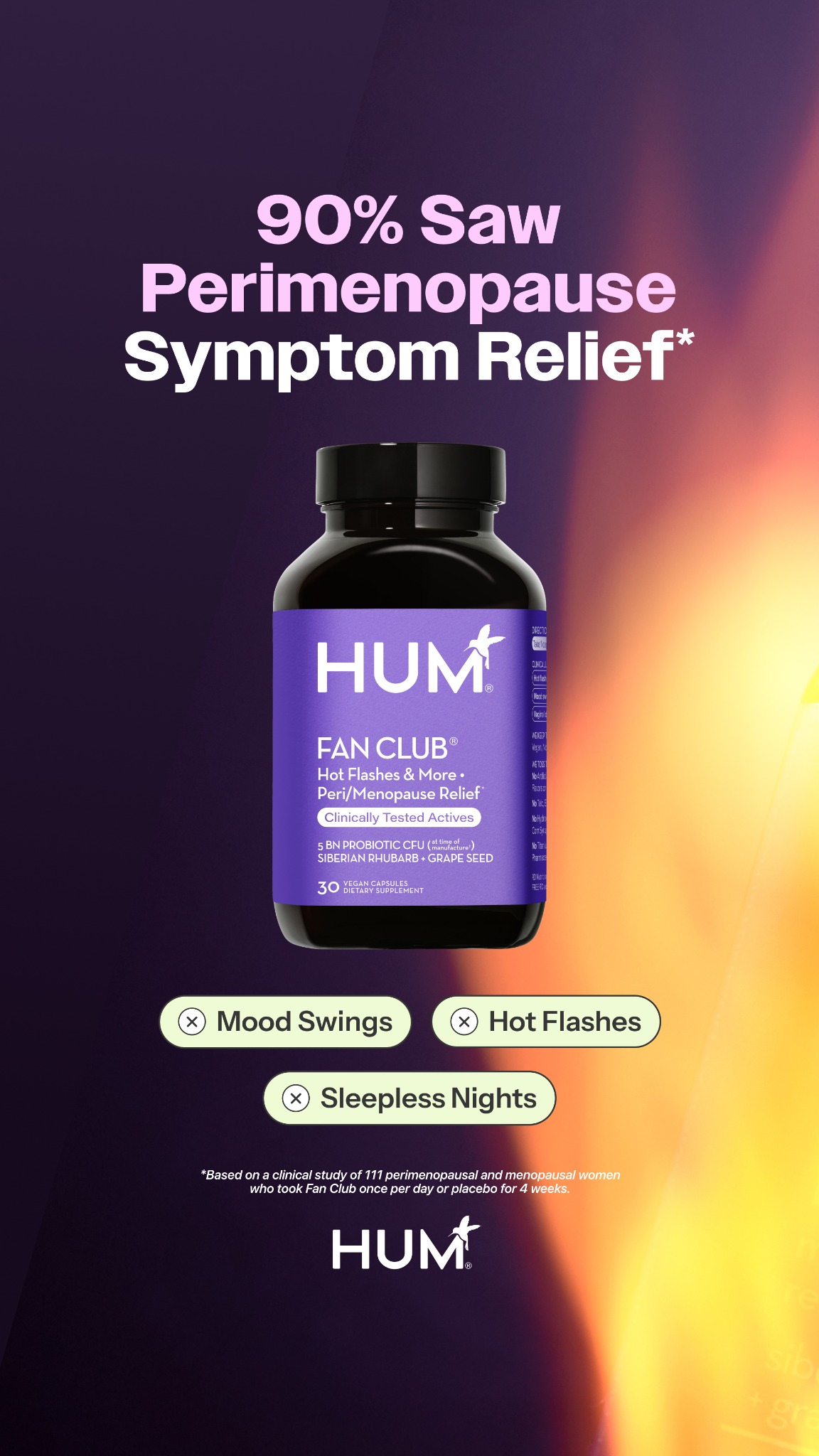 HUM Nutrition Facebook ad