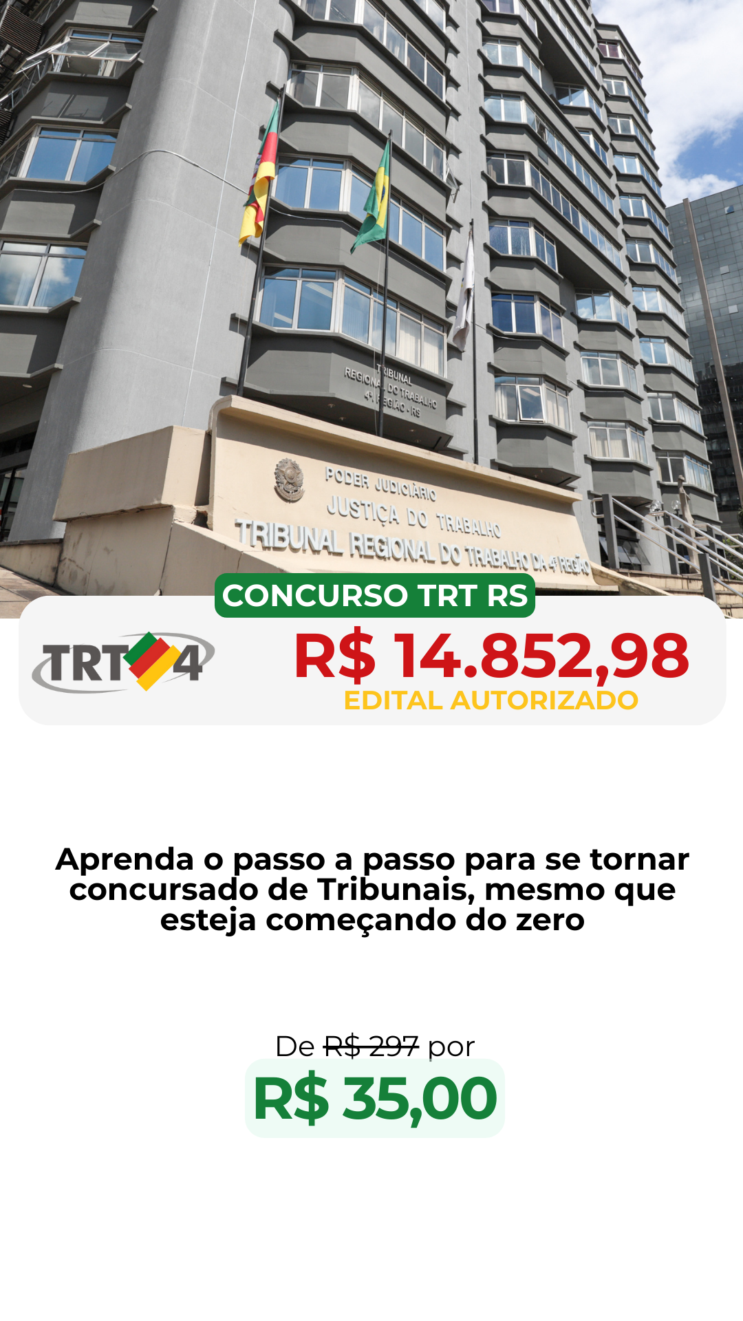 Leandro Reinhardt l Estudos & Concursos Facebook ad from Dec 4, 2025