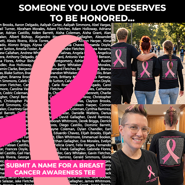 Breast Cancer Awareness & Prevention Facebook ad: Breast Cancer Prevention Awareness Tee