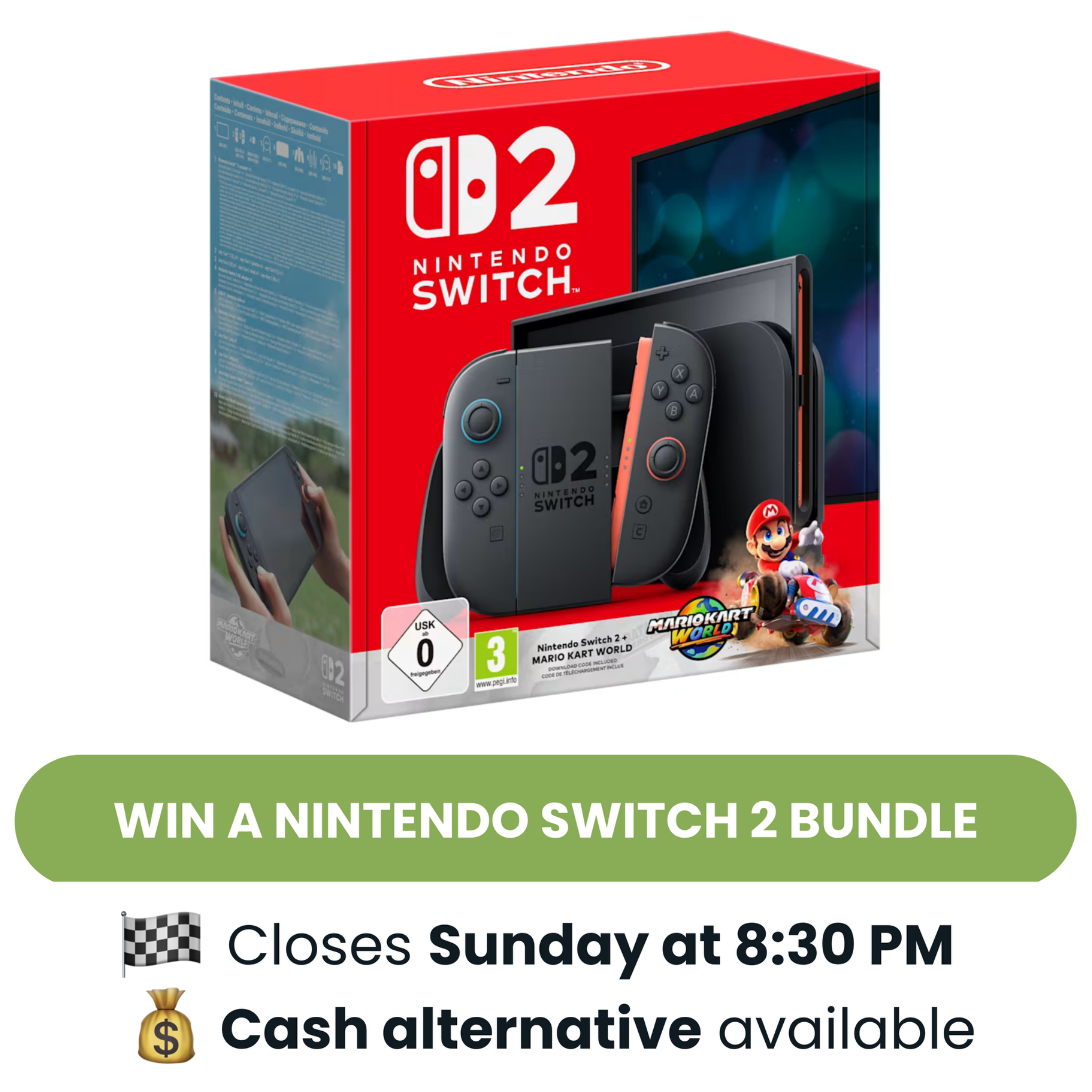 Win A Bundle Facebook ad