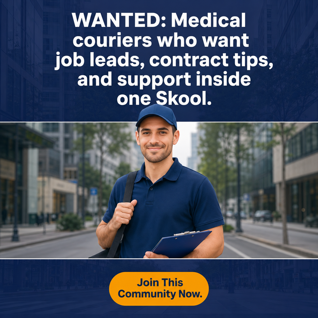 Skool Facebook ad