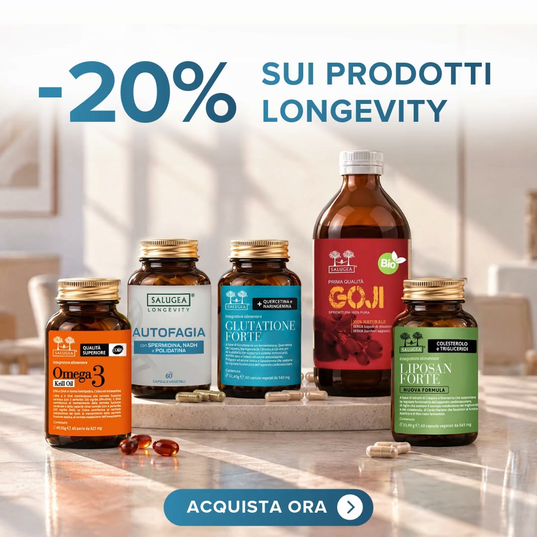 Salugea Facebook ad: Approfitta della Longevity Week