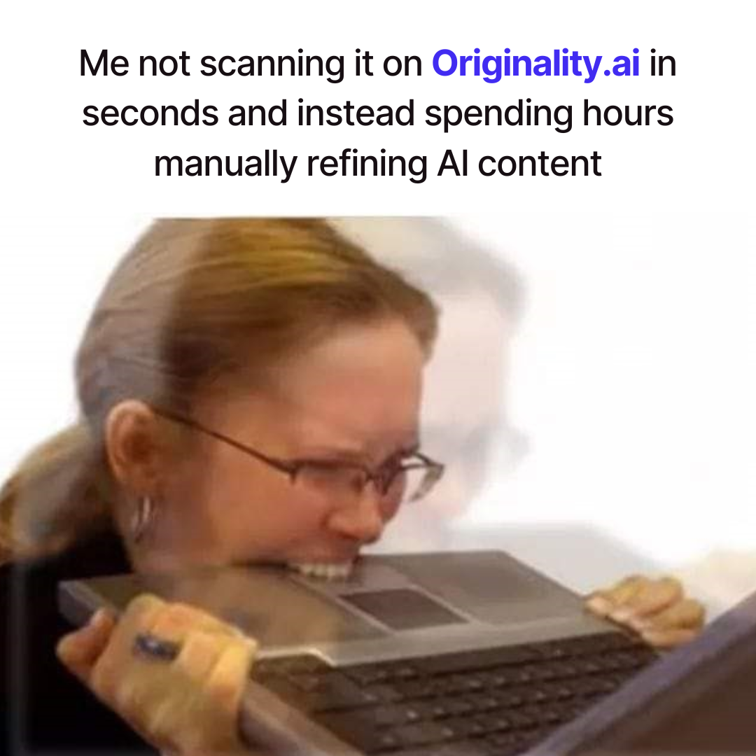 Originality.AI - AI Detection and Plagiarism Checking Facebook ad