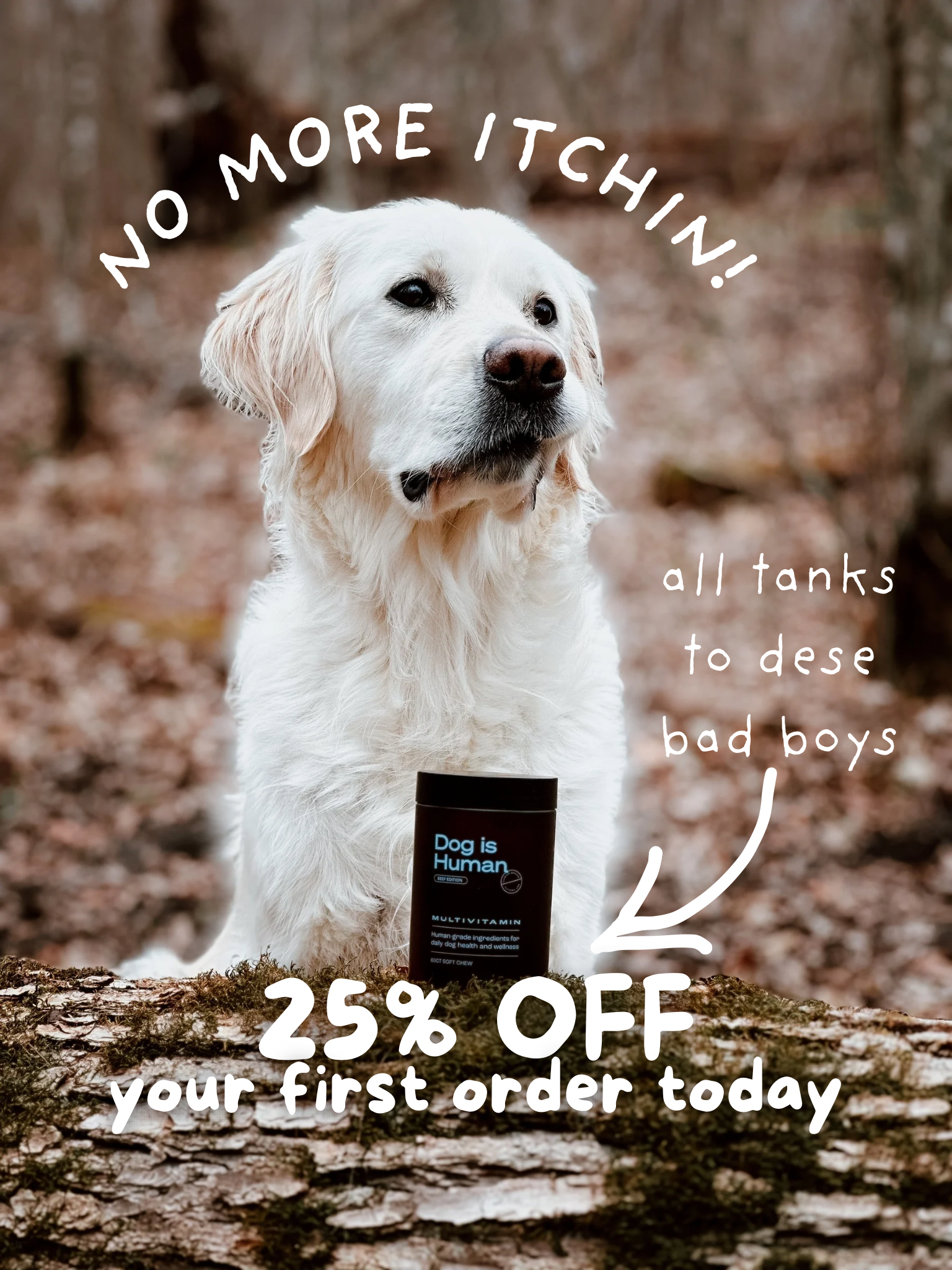 Dog is Human Facebook ad