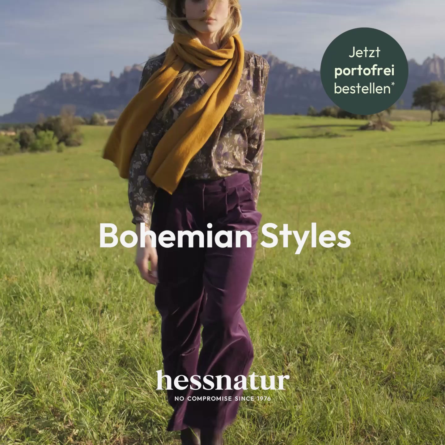 hessnatur Facebook ad: Neue Looks für den Herbst