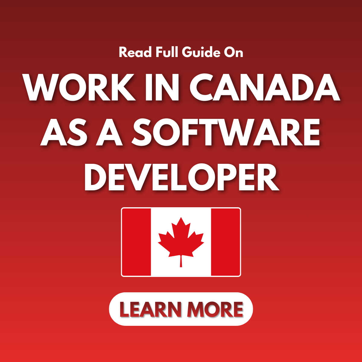 Smart Guides Facebook ad: Read Full Guide On Work in Canada as a Software Developer