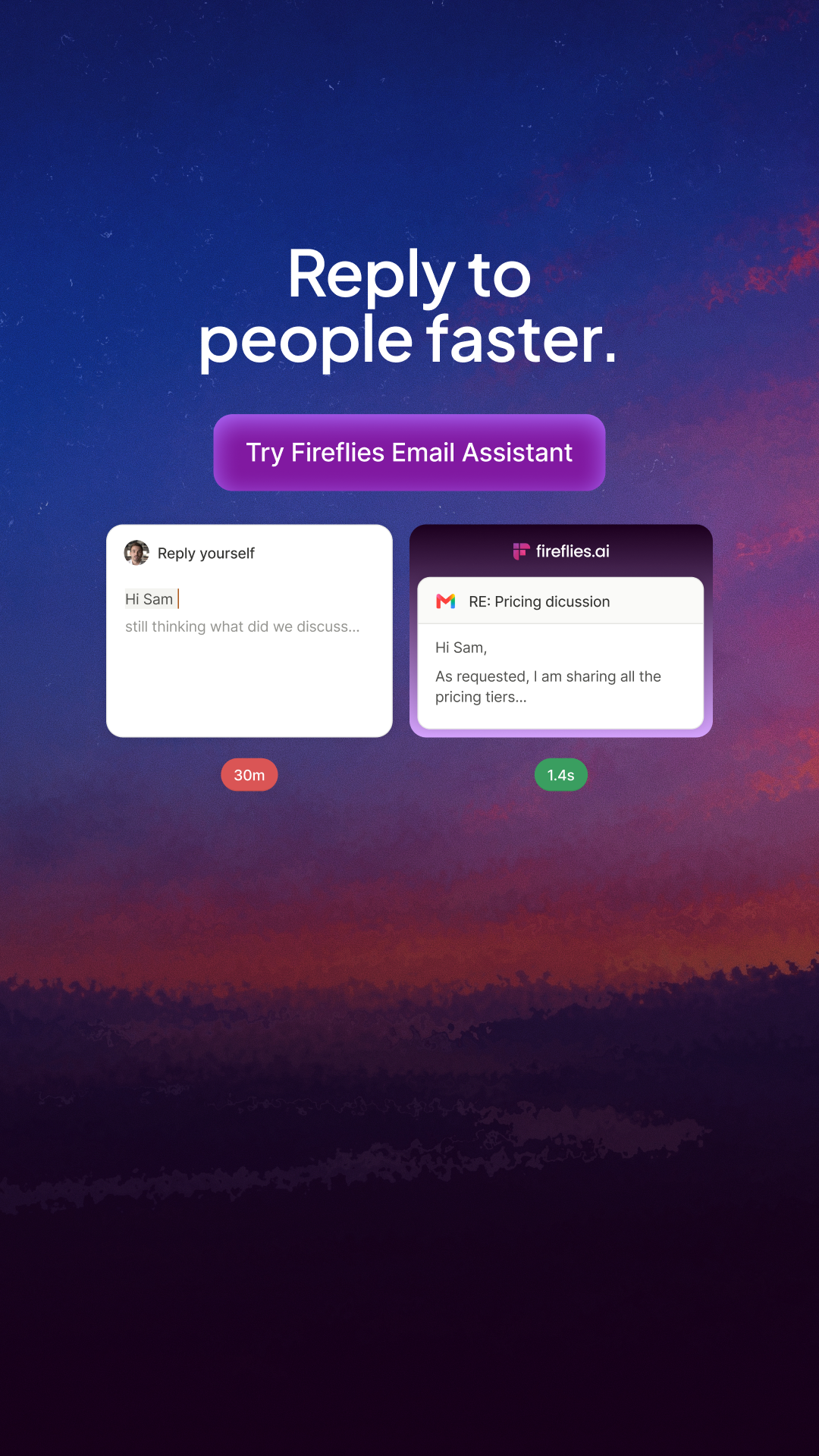 Fireflies.ai Facebook ad