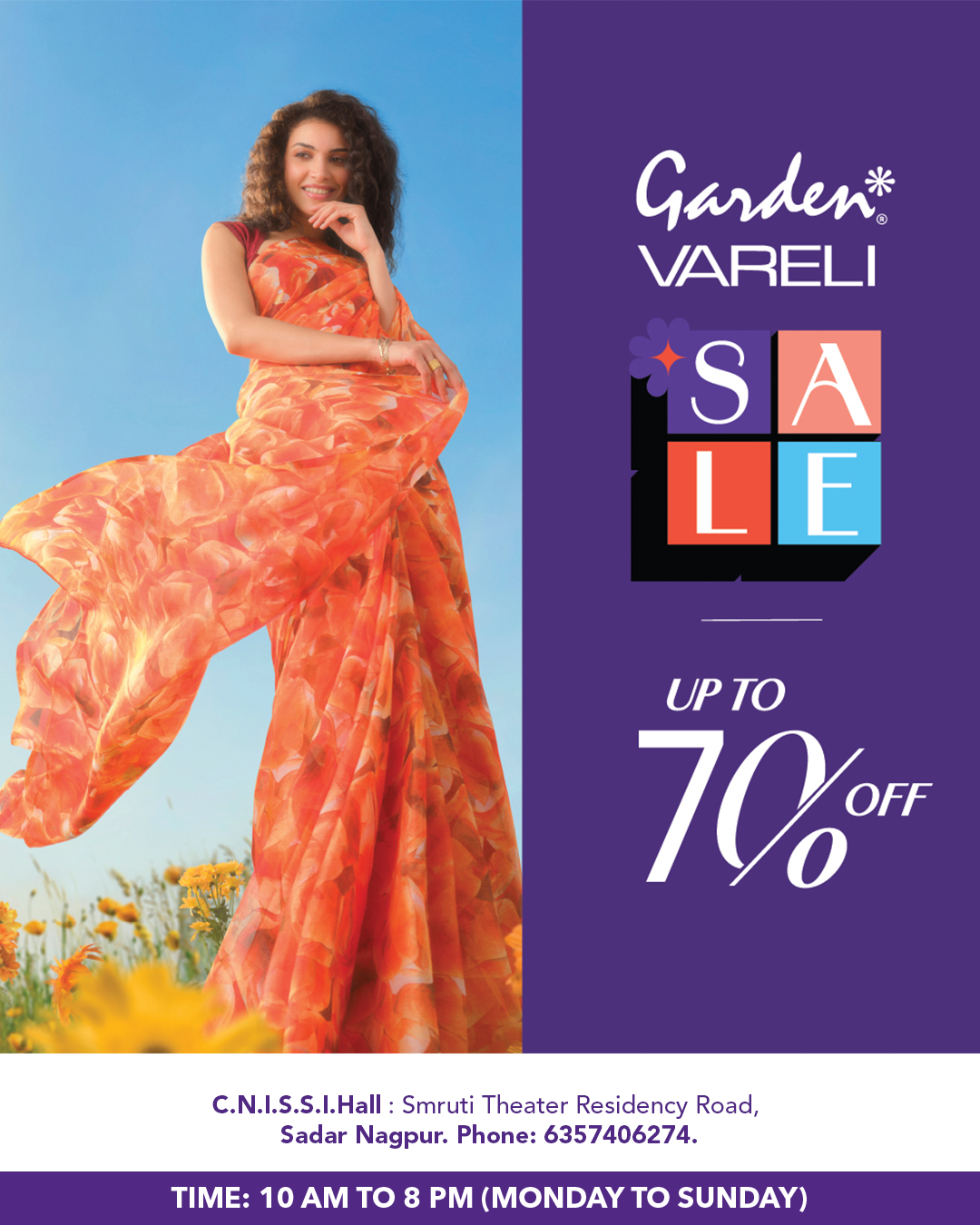 GardenVareli Facebook ad: Garden Vareli Sale: Up to 70% OFF!