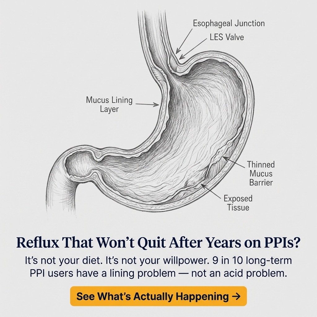 Beyond the Reflux Facebook ad